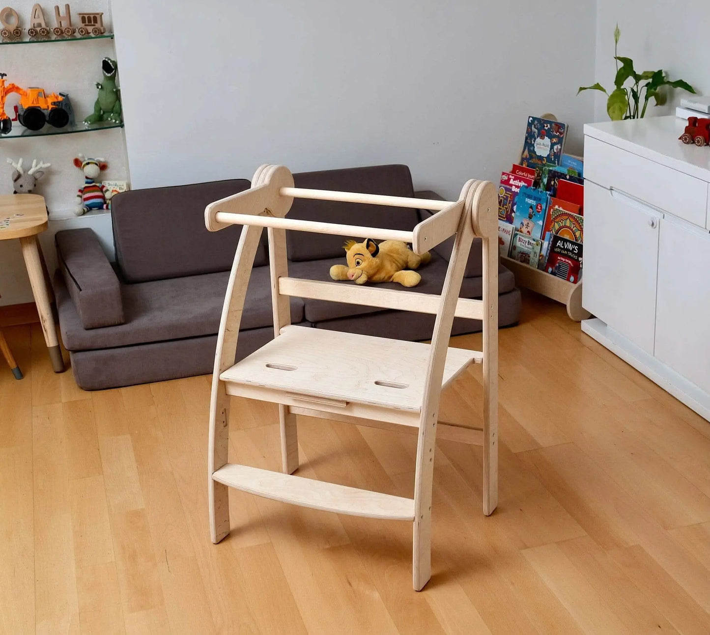 Kidodido Montessori Foldable Toddler Tower Single or Double Size - Furniture > Baby & Toddler Furniture > High Chairs & Booster Seats Learning Towers