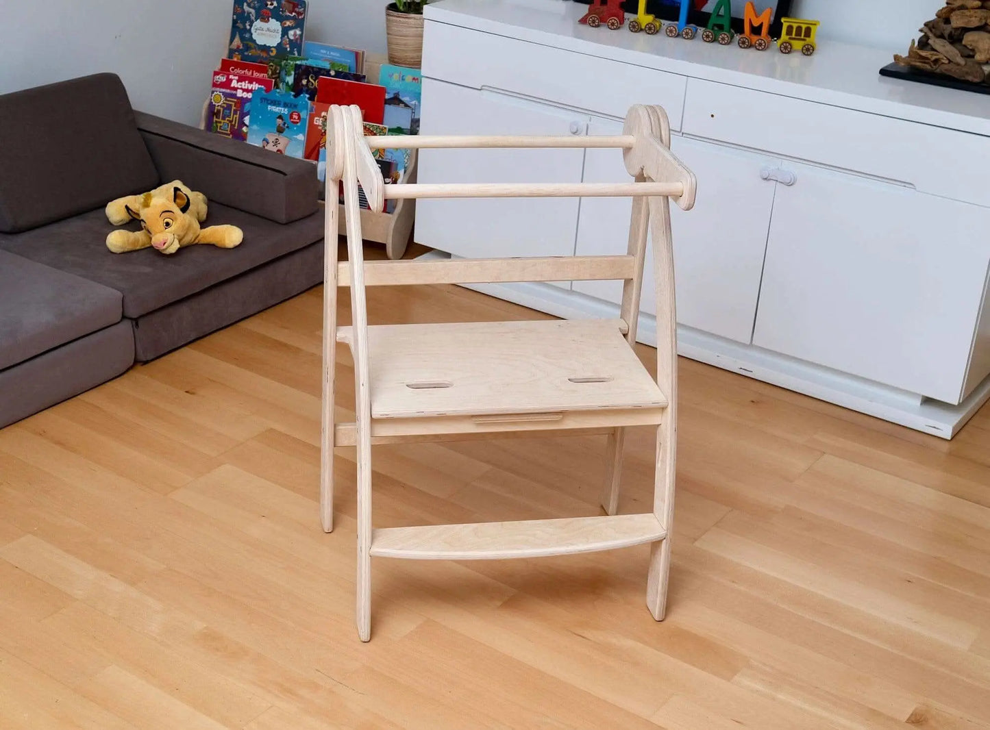Kidodido Montessori Foldable Toddler Tower Single or Double Size - Furniture > Baby & Toddler Furniture > High Chairs & Booster Seats Learning Towers
