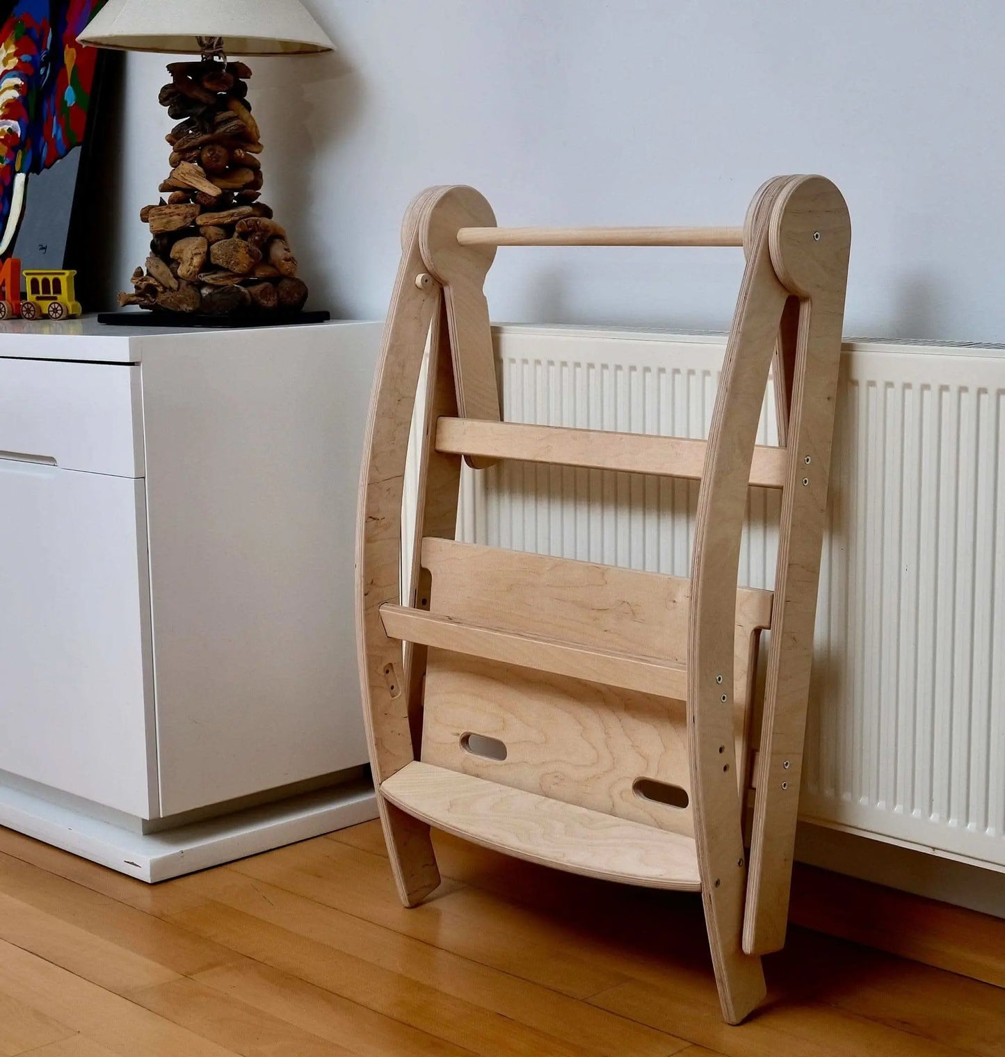 Kidodido Montessori Foldable Toddler Tower Single or Double Size - Furniture > Baby & Toddler Furniture > High Chairs & Booster Seats Learning Towers