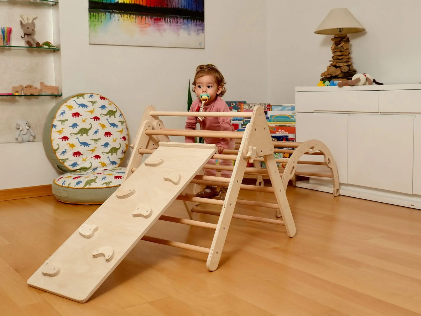 Montessori Indoor Playground Pikler Triangle Climbing Set Kidodido Everetts Place: Online Boutique