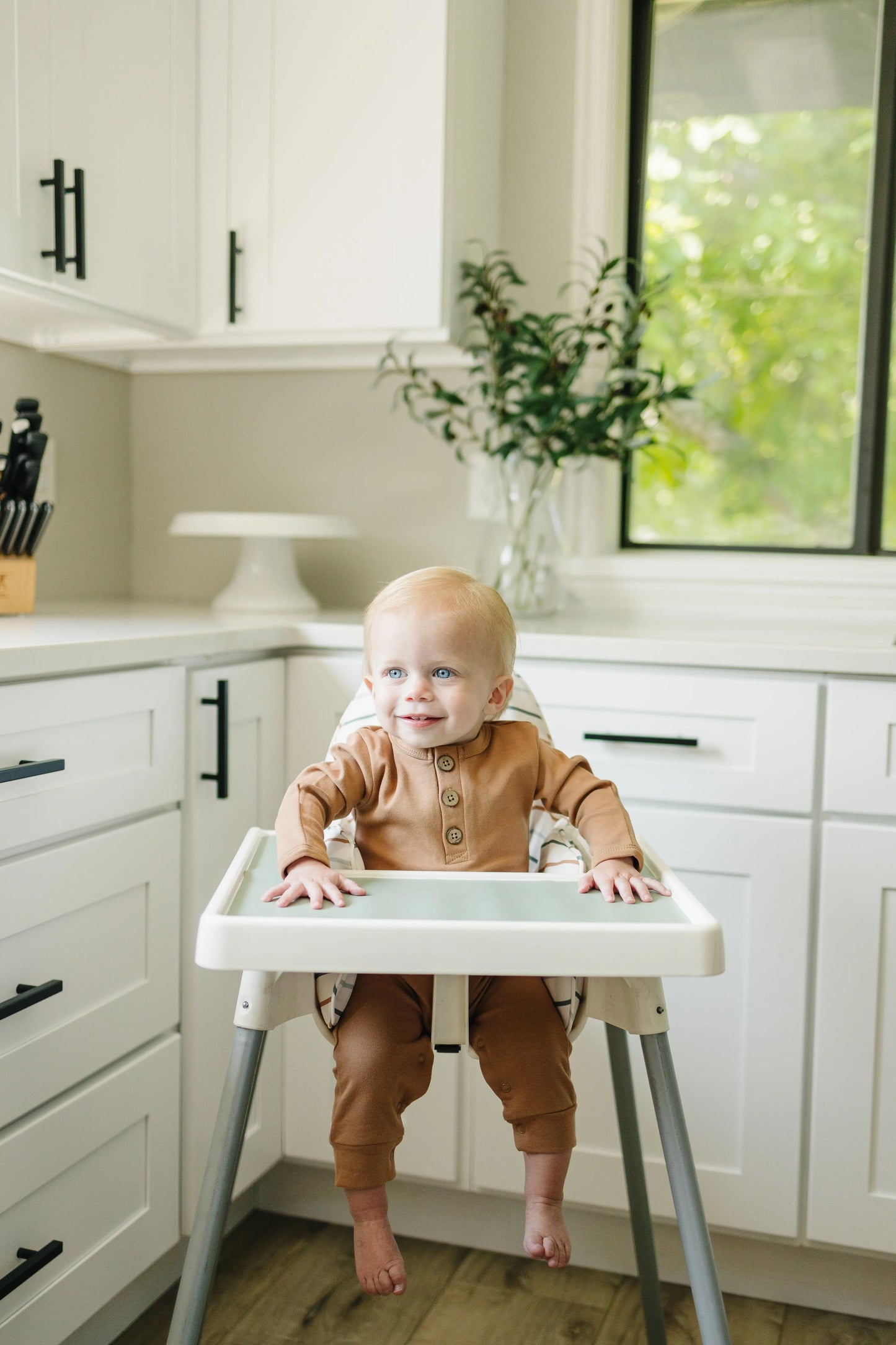 Little Joy Co. Multicolor Stripes Cushion Cover For IKEA Antilop Highchair - Furniture > Baby & Toddler Furniture > High Chair & Booster Seat Accessories