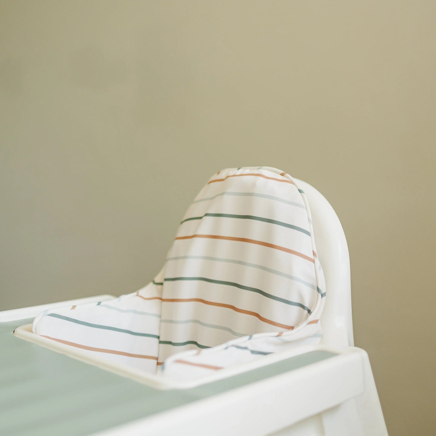 Little Joy Co. Multicolor Stripes Cushion Cover For IKEA Antilop Highchair - Furniture > Baby & Toddler Furniture > High Chair & Booster Seat Accessories