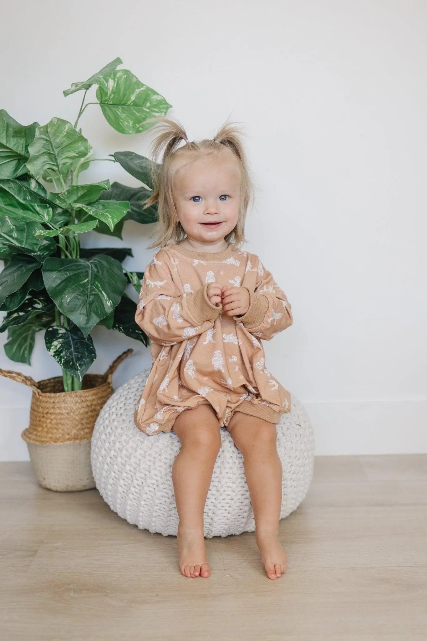 Little Joy Co. Mummy Bamboo Bubble Romper For Babies 0 To 3 Months To 2T - Apparel & Accessories > Clothing > Baby & Toddler Clothing > Baby One-Pieces