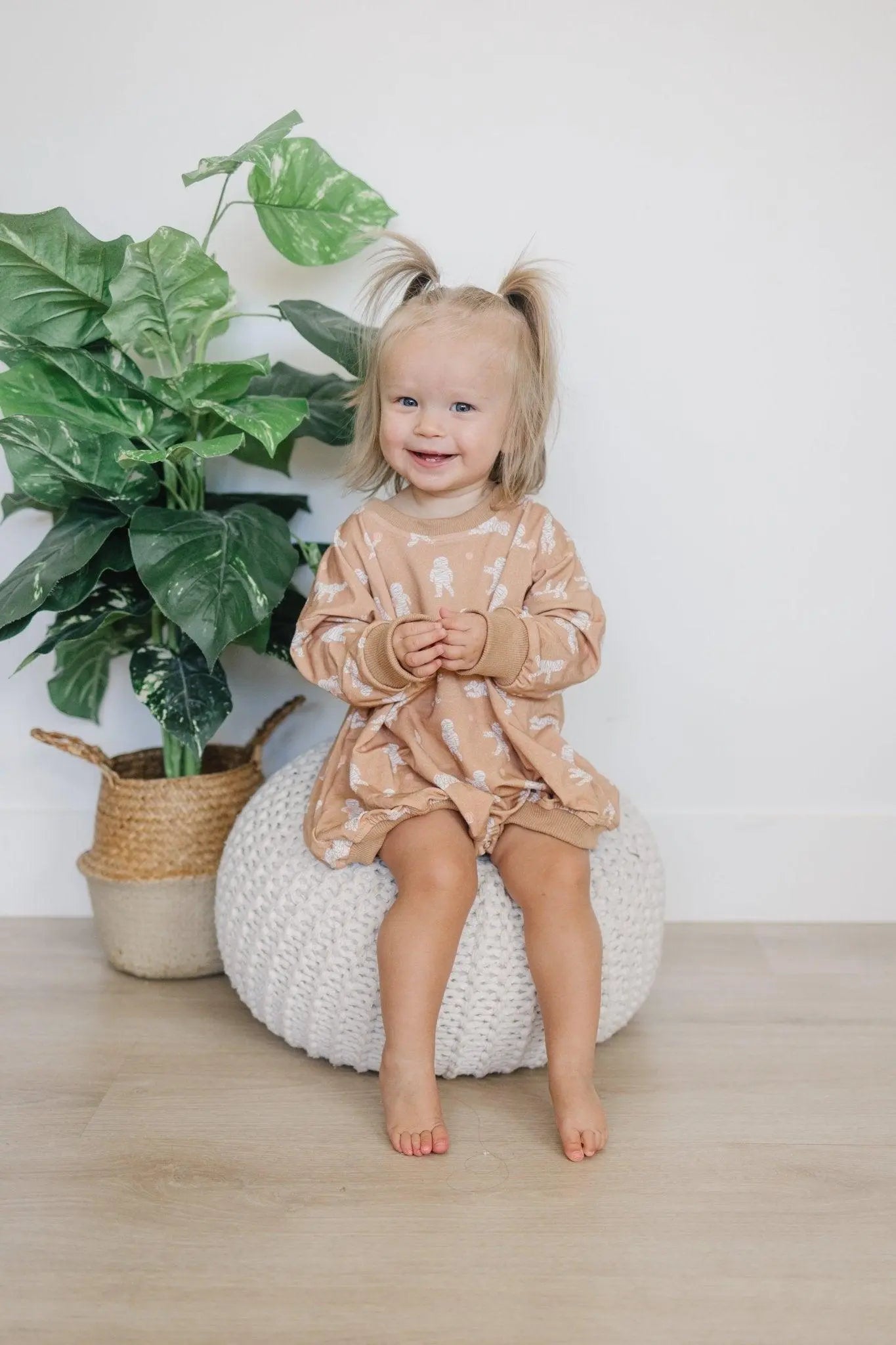 Little Joy Co. Mummy Bamboo Bubble Romper For Babies 0 To 3 Months To 2T - Apparel & Accessories > Clothing > Baby & Toddler Clothing > Baby One-Pieces