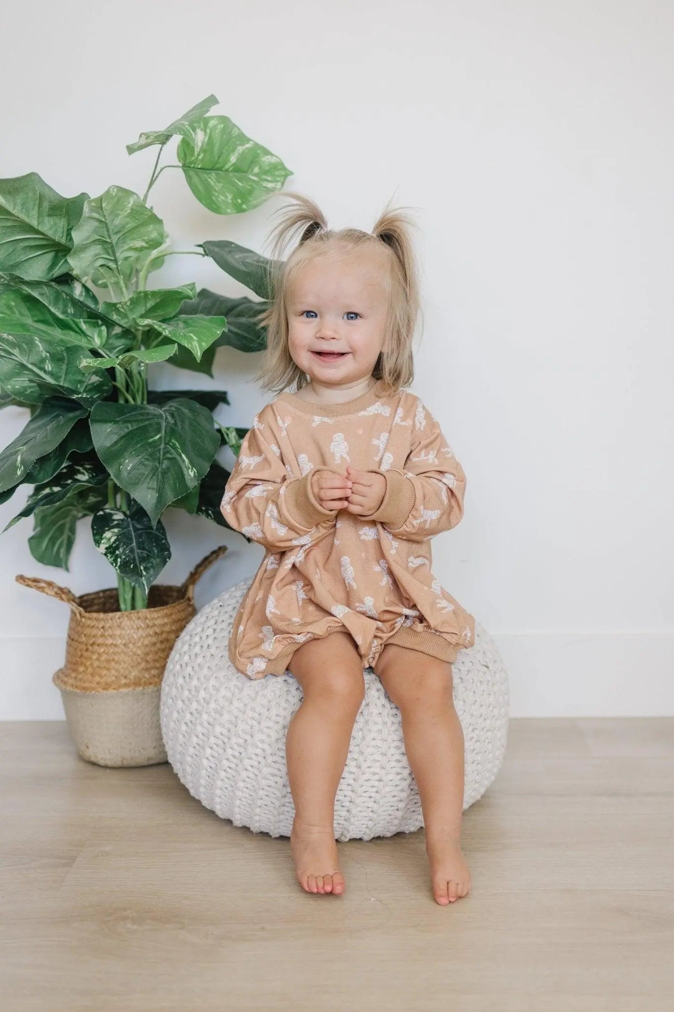 Little Joy Co. Mummy Bamboo Bubble Romper For Babies 0 To 3 Months To 2T - Apparel & Accessories > Clothing > Baby & Toddler Clothing > Baby One-Pieces