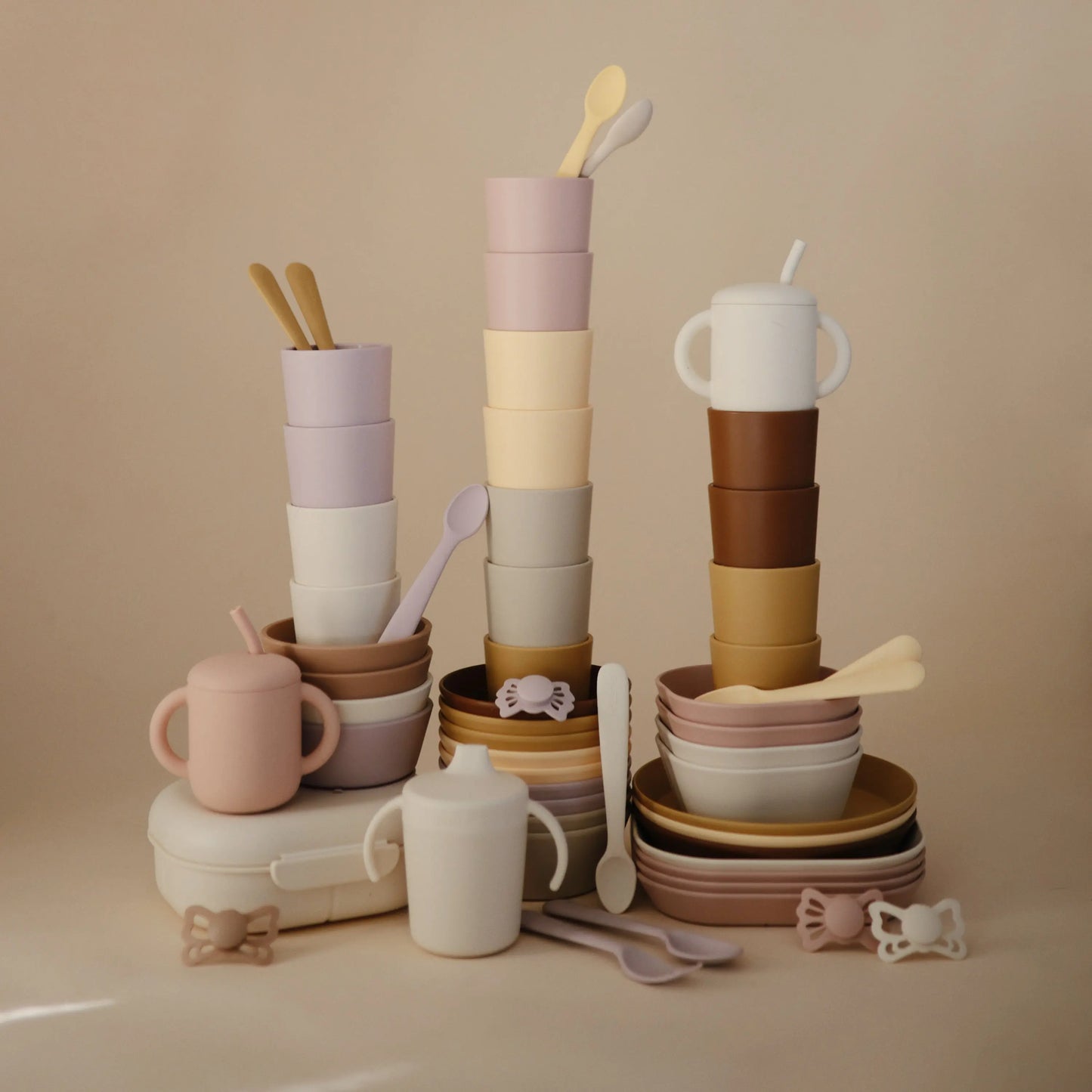 Mushie Plastic Dinnerware Cups Lightweight Non Toxic Designed for Kids Mushie Everetts Place: Online Boutique