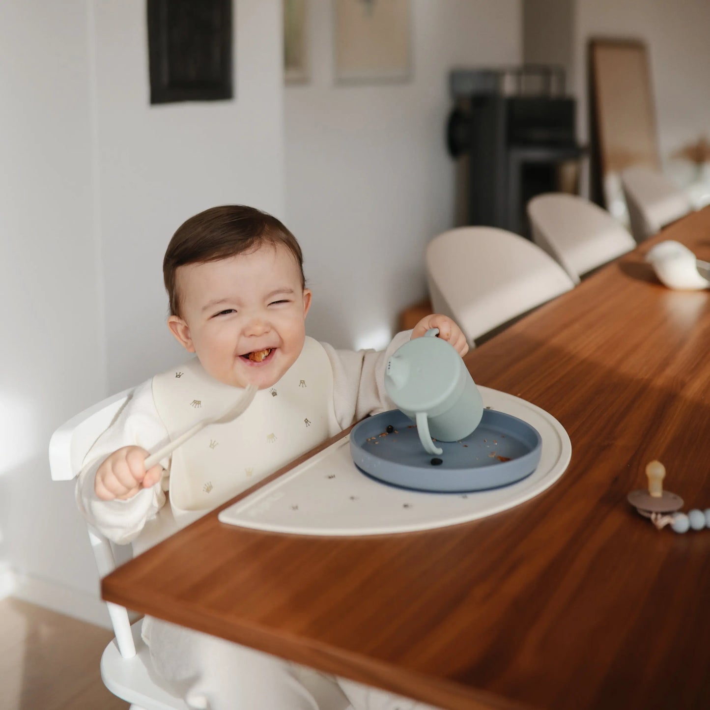 Mushie Trainer Sippy Cup Dishwasher and Microwave Safe with Easy Grip Handles Mushie Everetts Place: Online Boutique