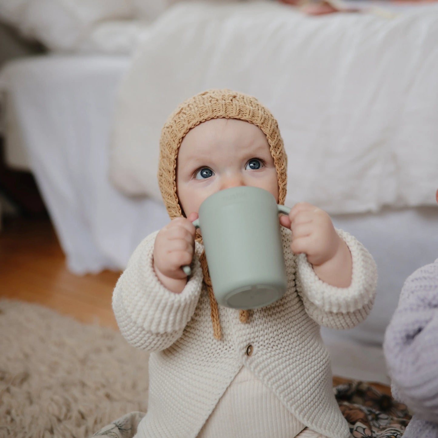 Mushie Trainer Sippy Cup Dishwasher and Microwave Safe with Easy Grip Handles Mushie Everetts Place: Online Boutique