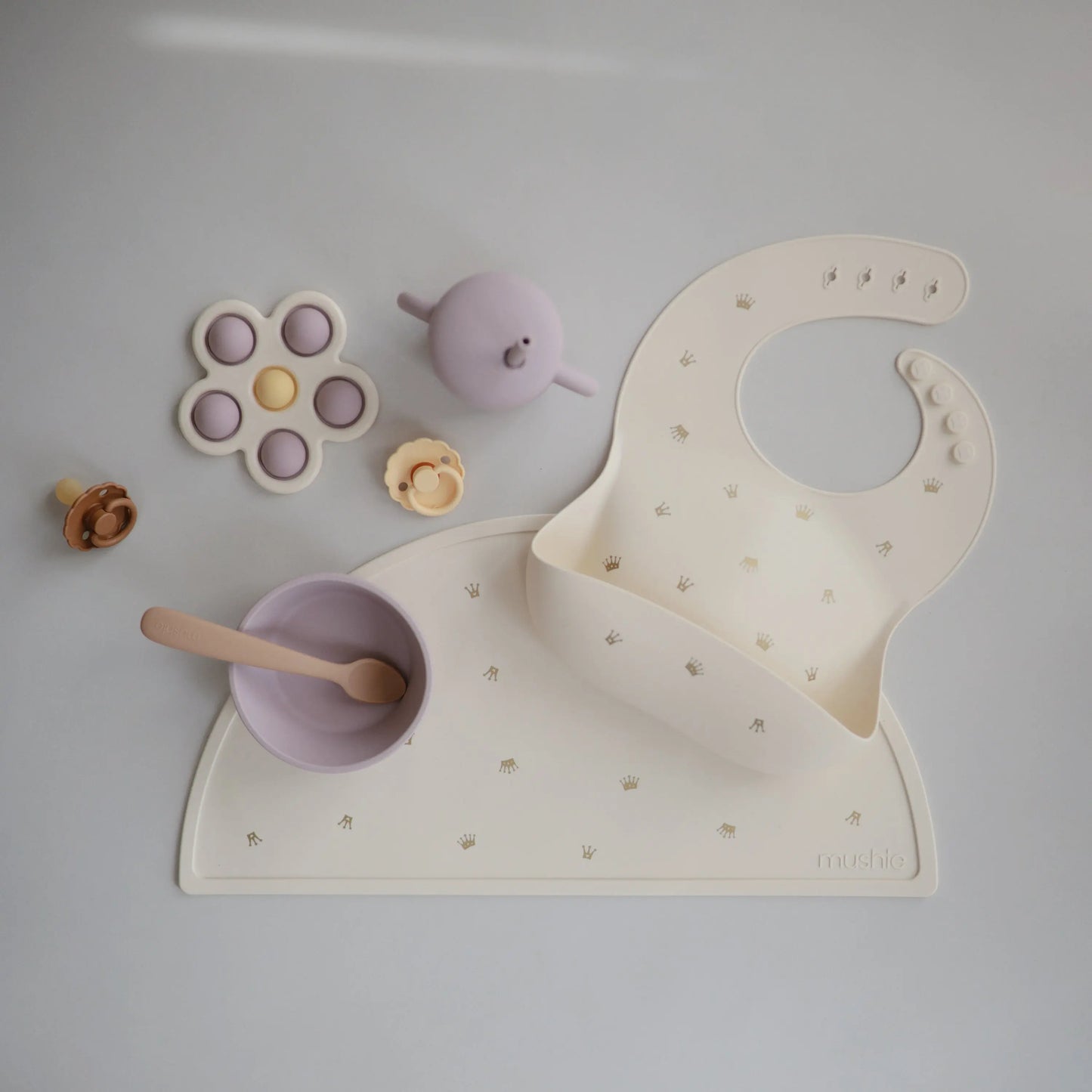 Silicone Placemat for Kids Durable and Easy to Clean Food Grade Silicone Stylish Design Mushie