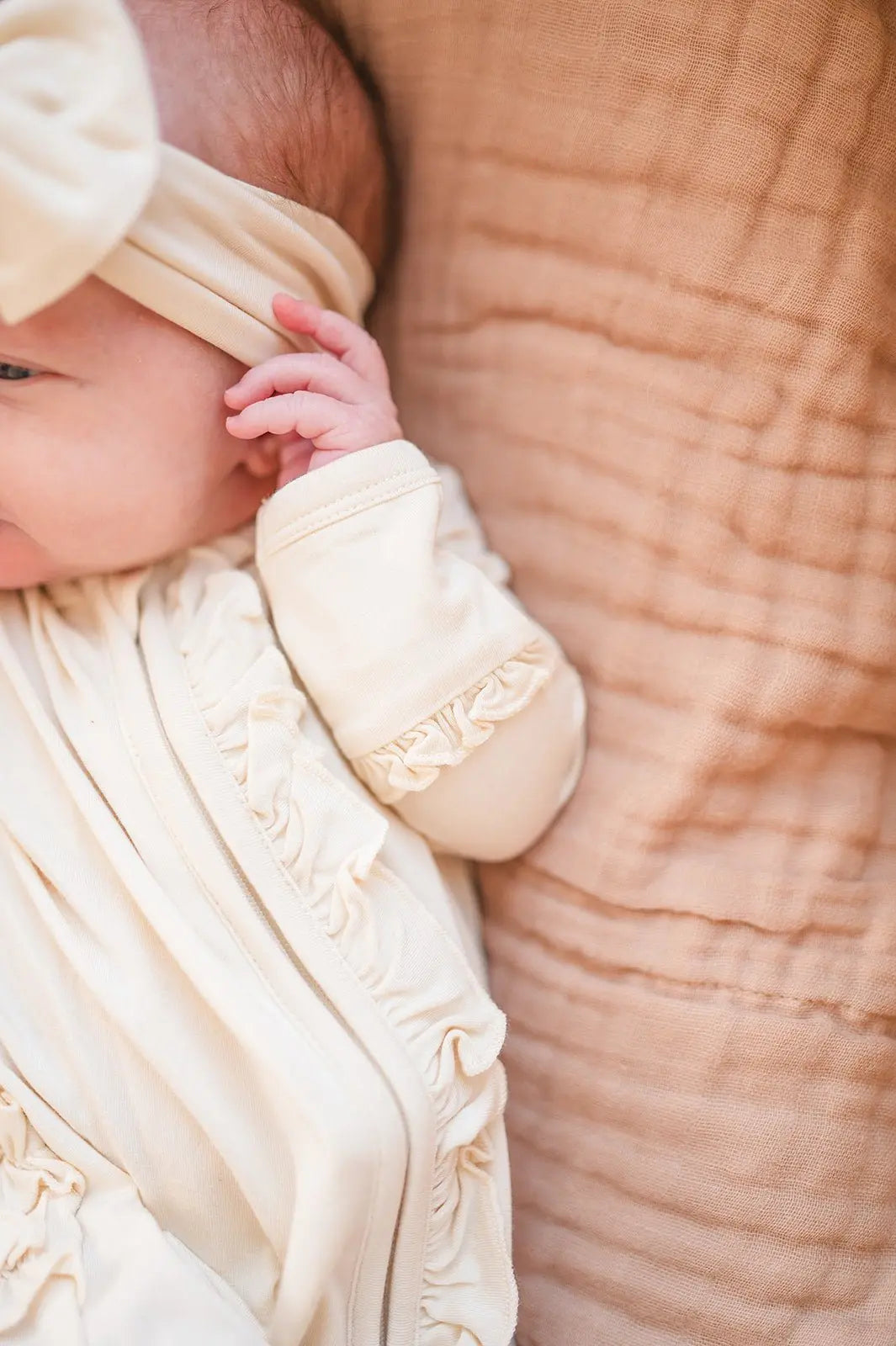 Muslin 6-Layer Blanket - Brown Harp Angel Boutique