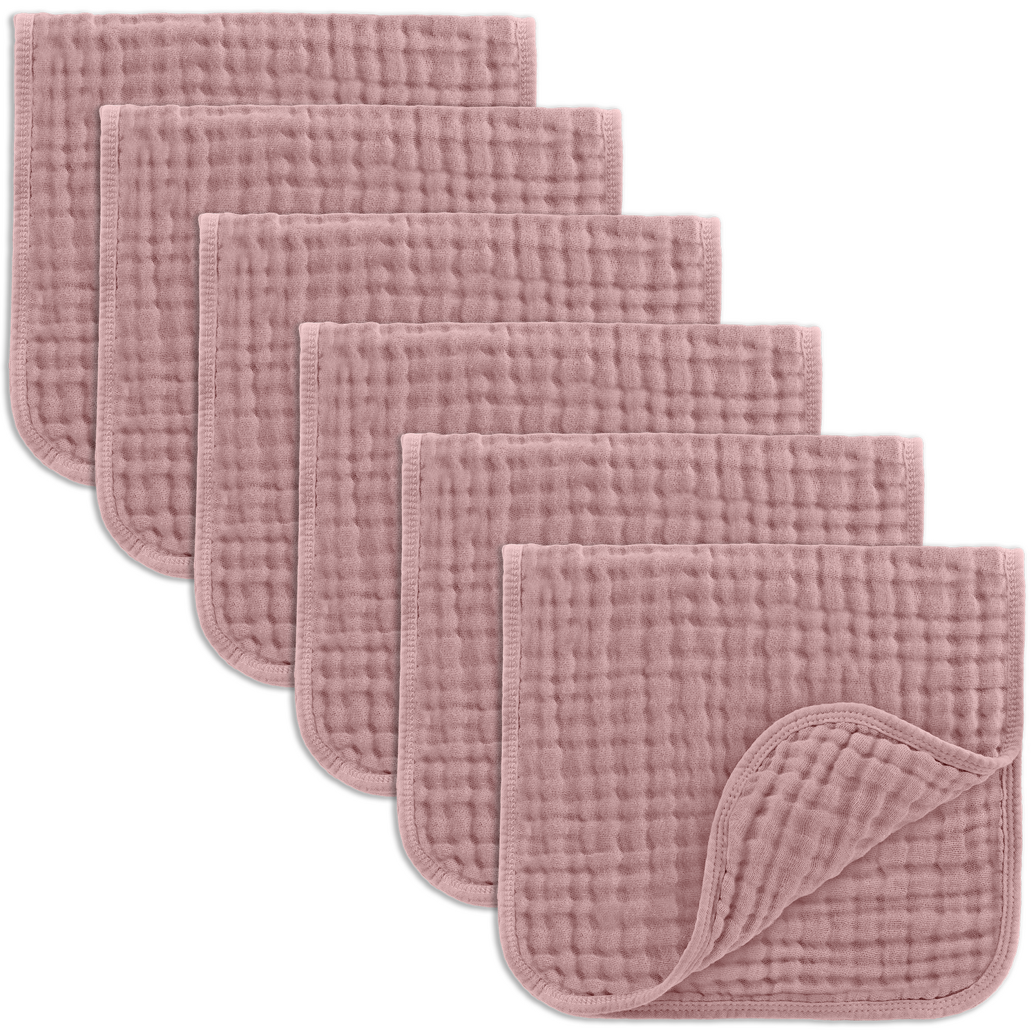 Muslin Burp Cloths Mauve Baby Essentials Gift Set Newborn Comfy Cubs Everetts Place: Online Boutique 19.99