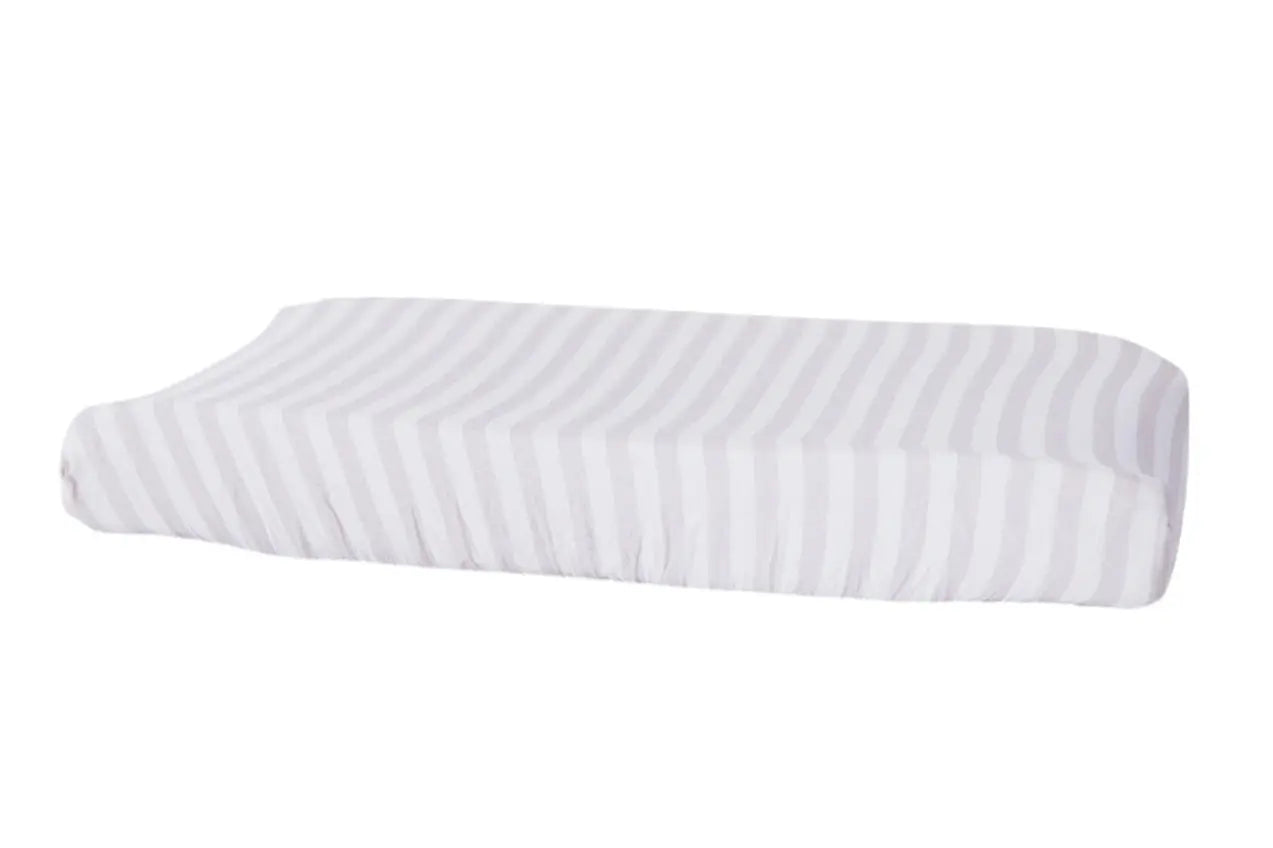 Muslin Changing Pad Cover Striped Cotton Baby Washable Charlie Lou Baby Everetts Place: Online Boutique