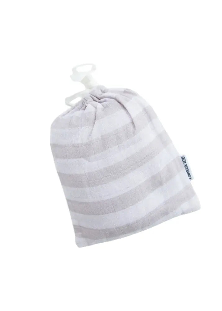 Muslin Changing Pad Cover Striped Cotton Baby Washable Charlie Lou Baby Everetts Place: Online Boutique