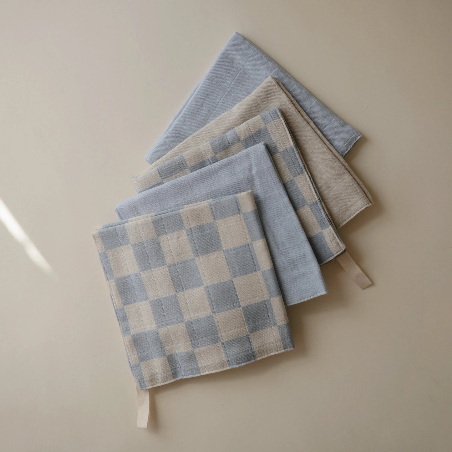 Muslin Cotton Washcloths Made of 100 Percent Organic Cotton Mushie Everetts Place: Online Boutique