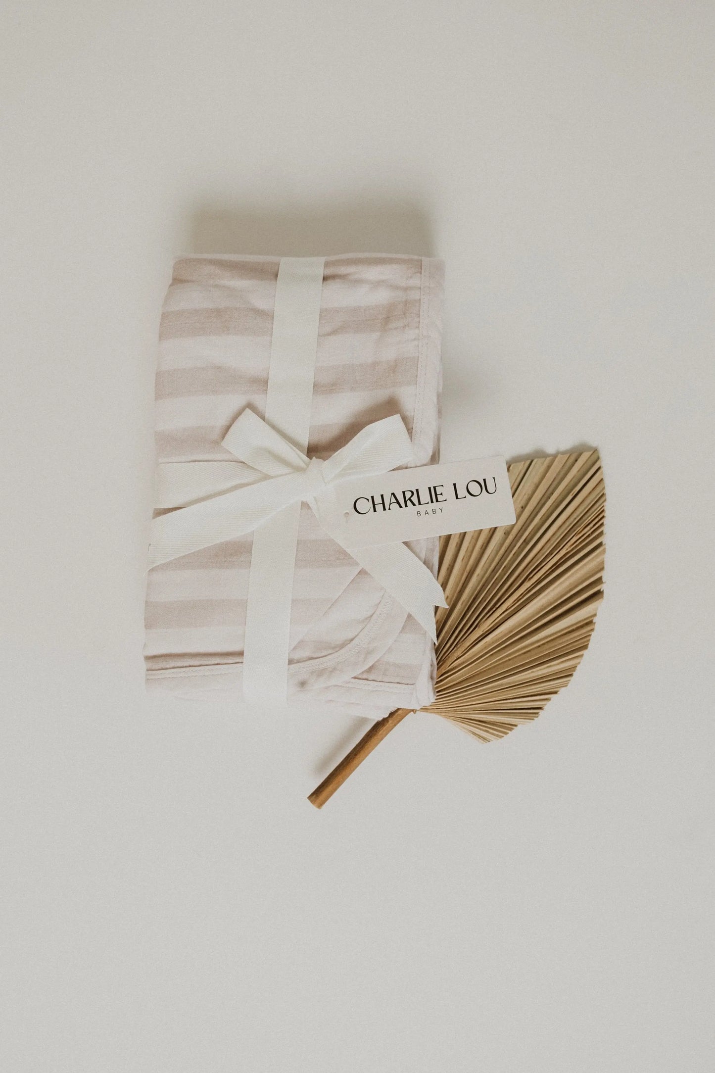 Muslin Quilt Striped Baby Blanket From Charlie Lou Baby Charlie Lou Baby Everetts Place: Online Boutique