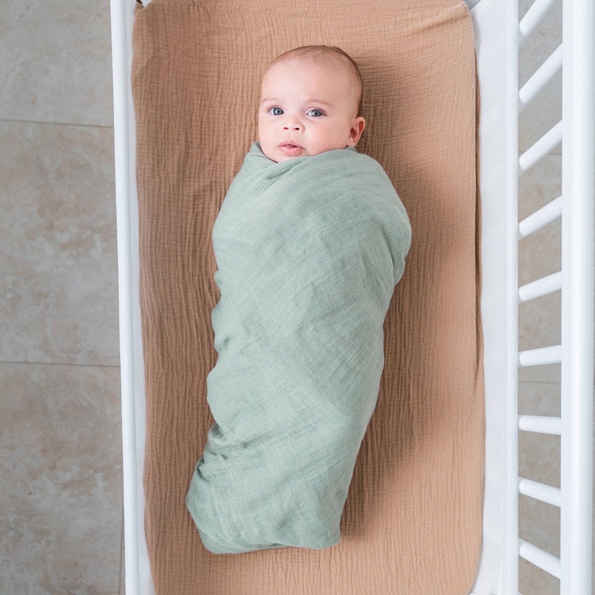 Comfy Cubs Muslin Swaddle Blanket Fern Multipurpose Baby 1 Pack - Everetts Place Boutique -