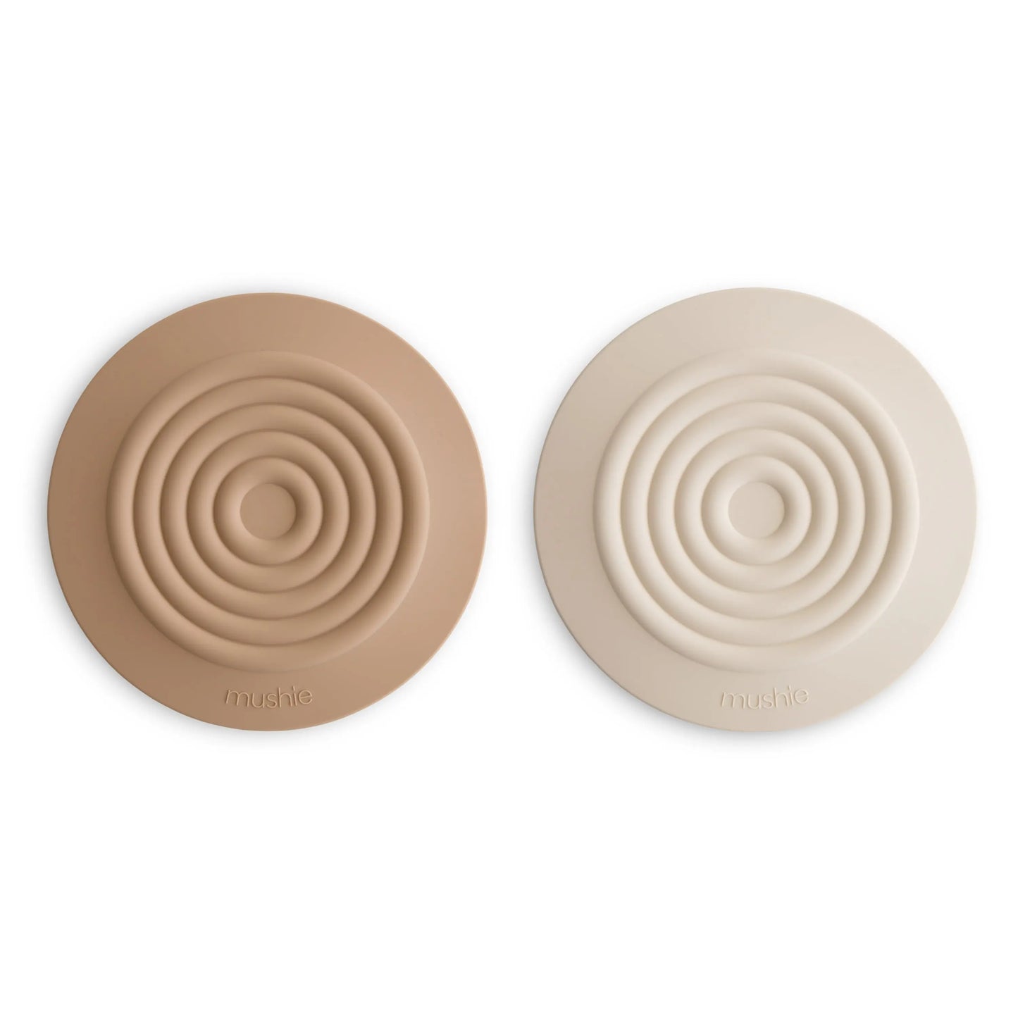 Silicone Bathtub Drain Stopper Set of 2 Flexible Water Seal Covers Mushie