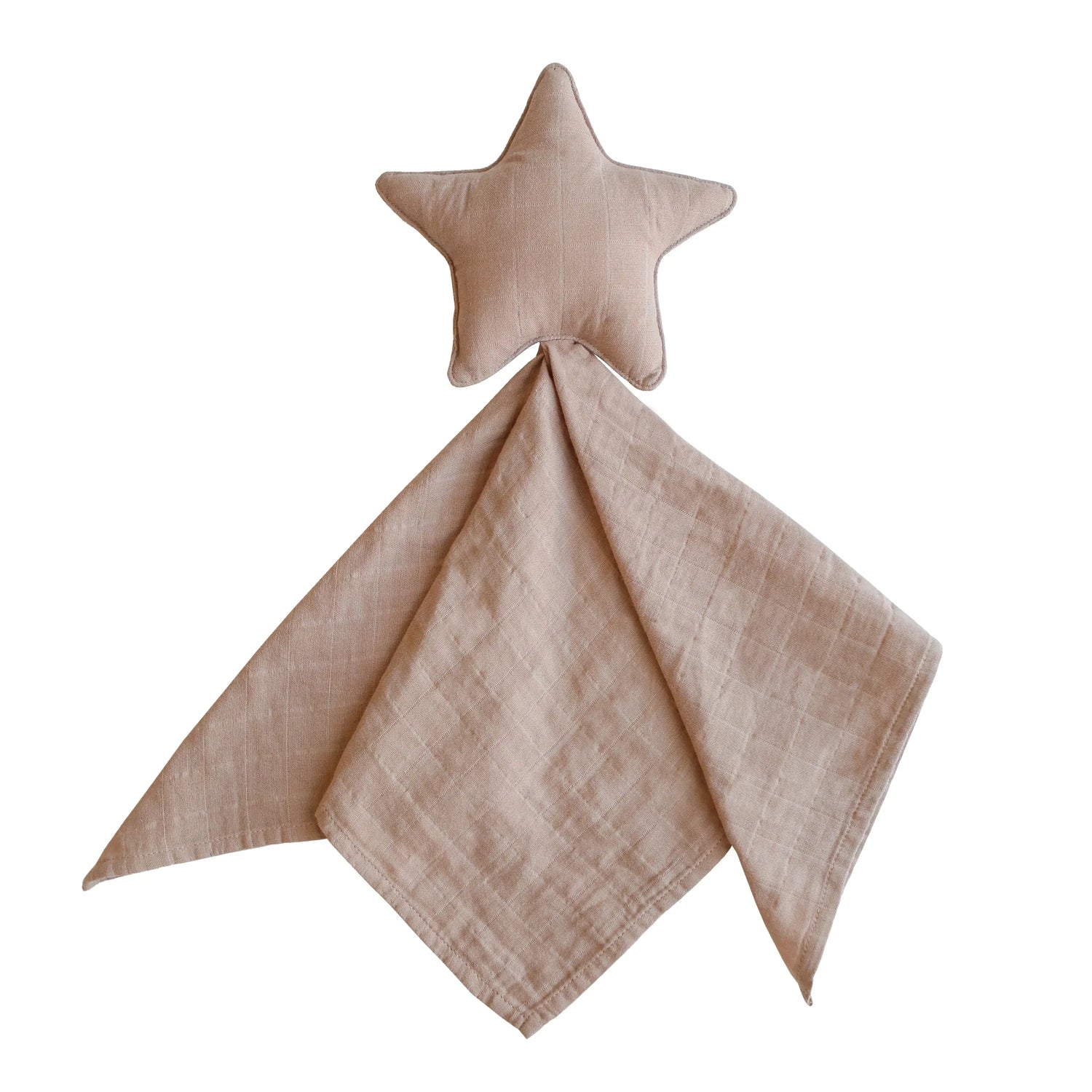 Mushie Star Lovey Blanket Made From 100 Percent Organic Cotton Soft Colors - Home & Garden > Linens & Bedding > Bedding > Blankets Blanket