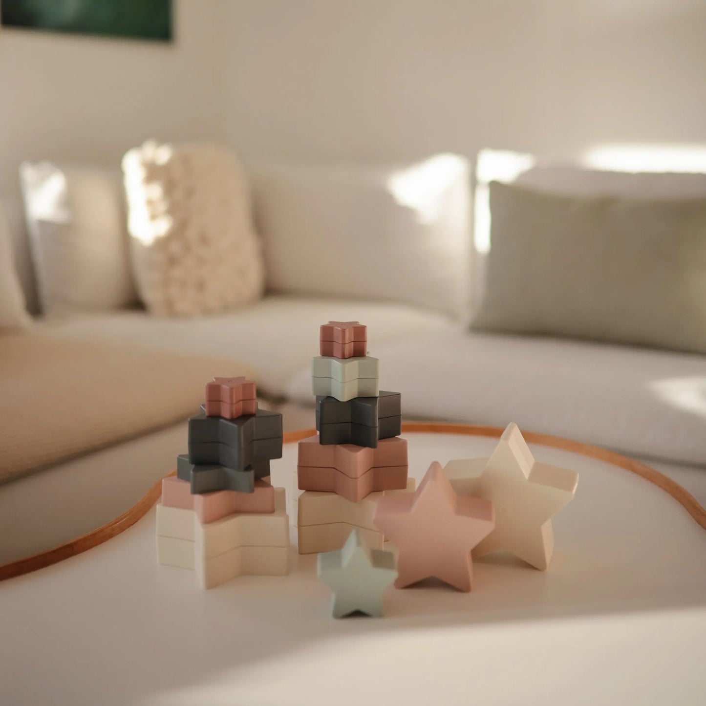 Nesting Stars Toy Set for Kids Aged 10 Months to 3 Years Mushie Everetts Place: Online Boutique