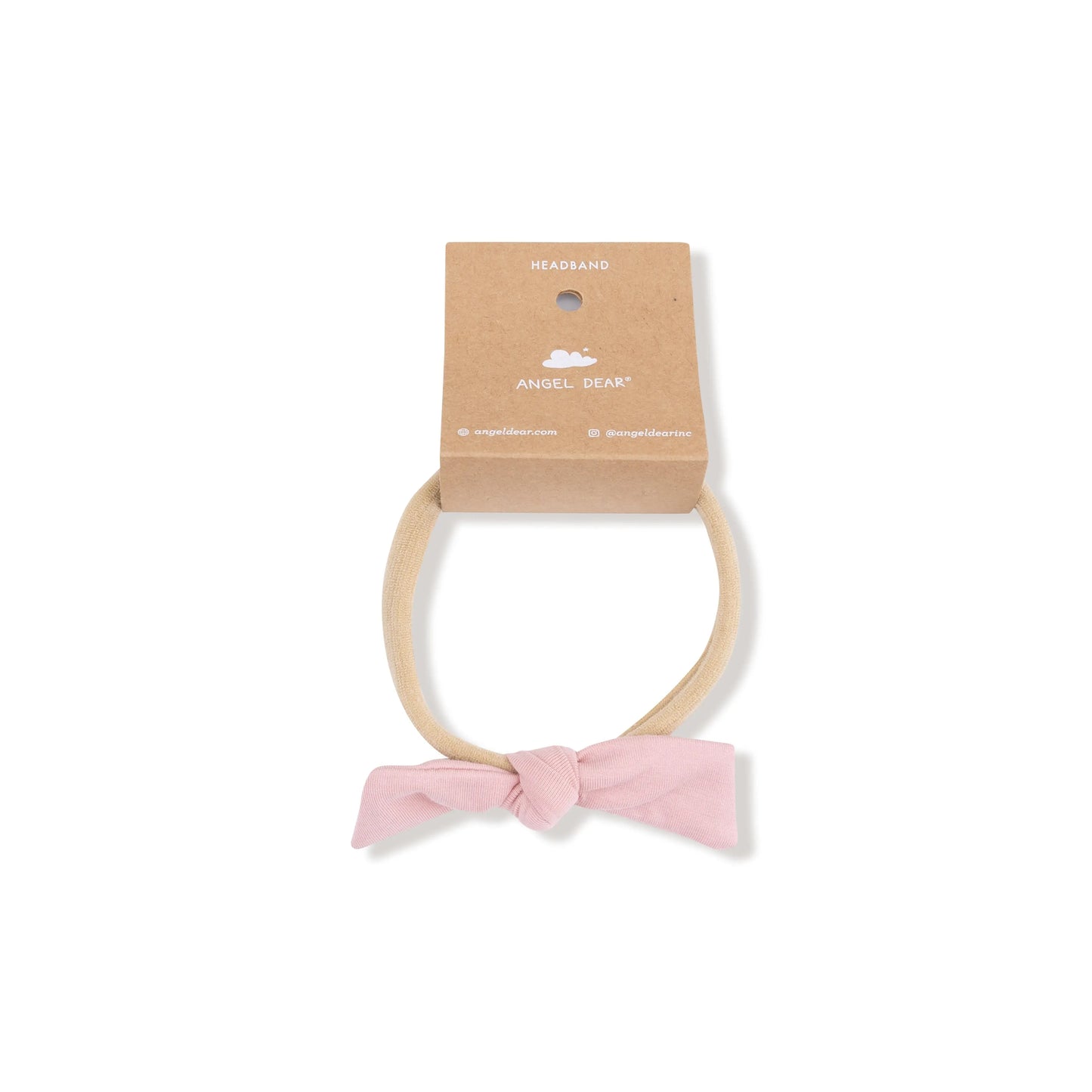 Nylon Headband Bow Soft Stretch Accessory For Baby Angel Dear Everetts Place: Online Boutique