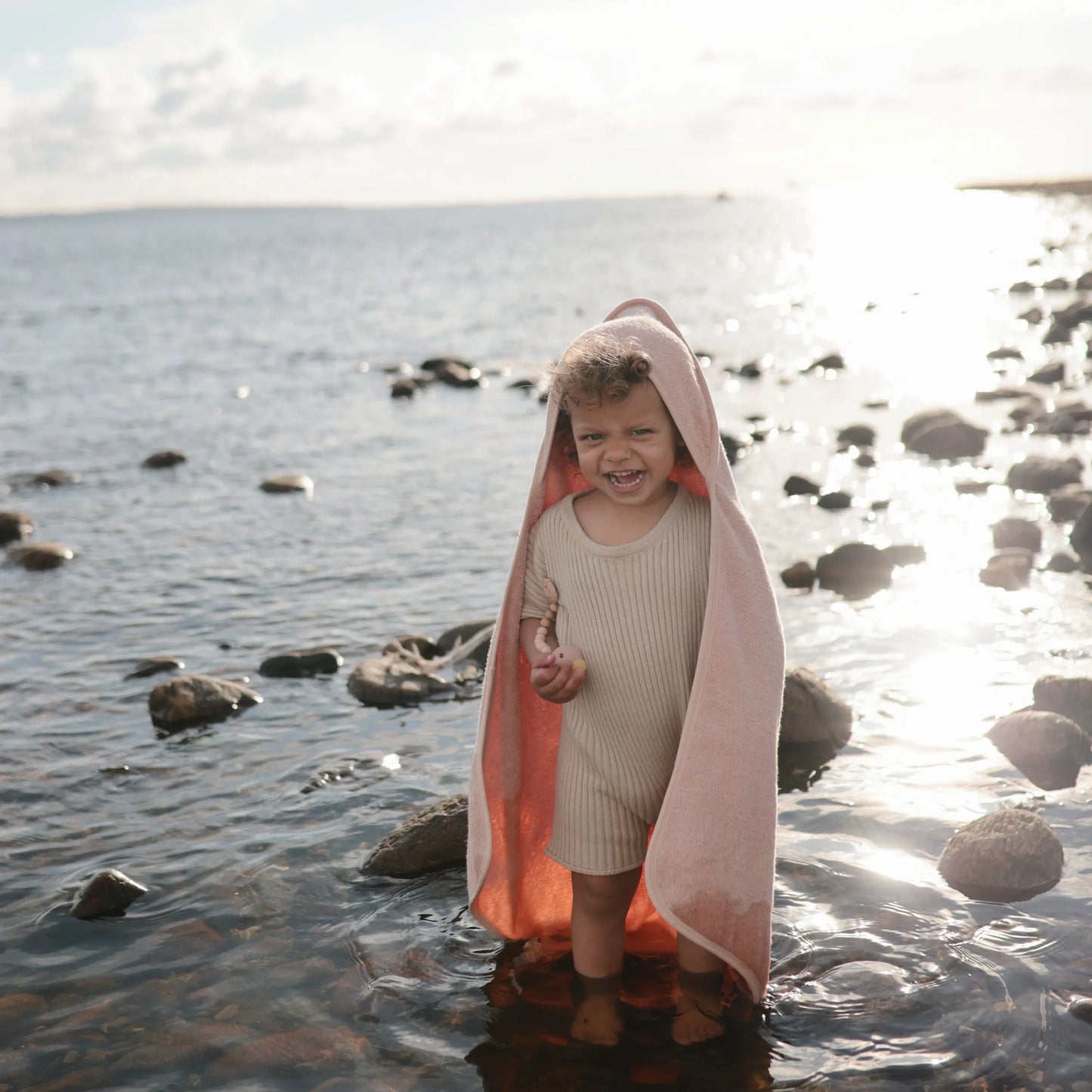 Organic Cotton Baby Hooded Towel Soft and Absorbent for Cozy Cuddles Mushie