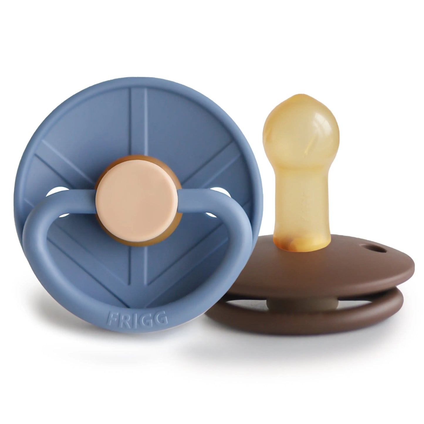 Frigg Little Viking Natural Rubber Pacifier Two Pack Mushie