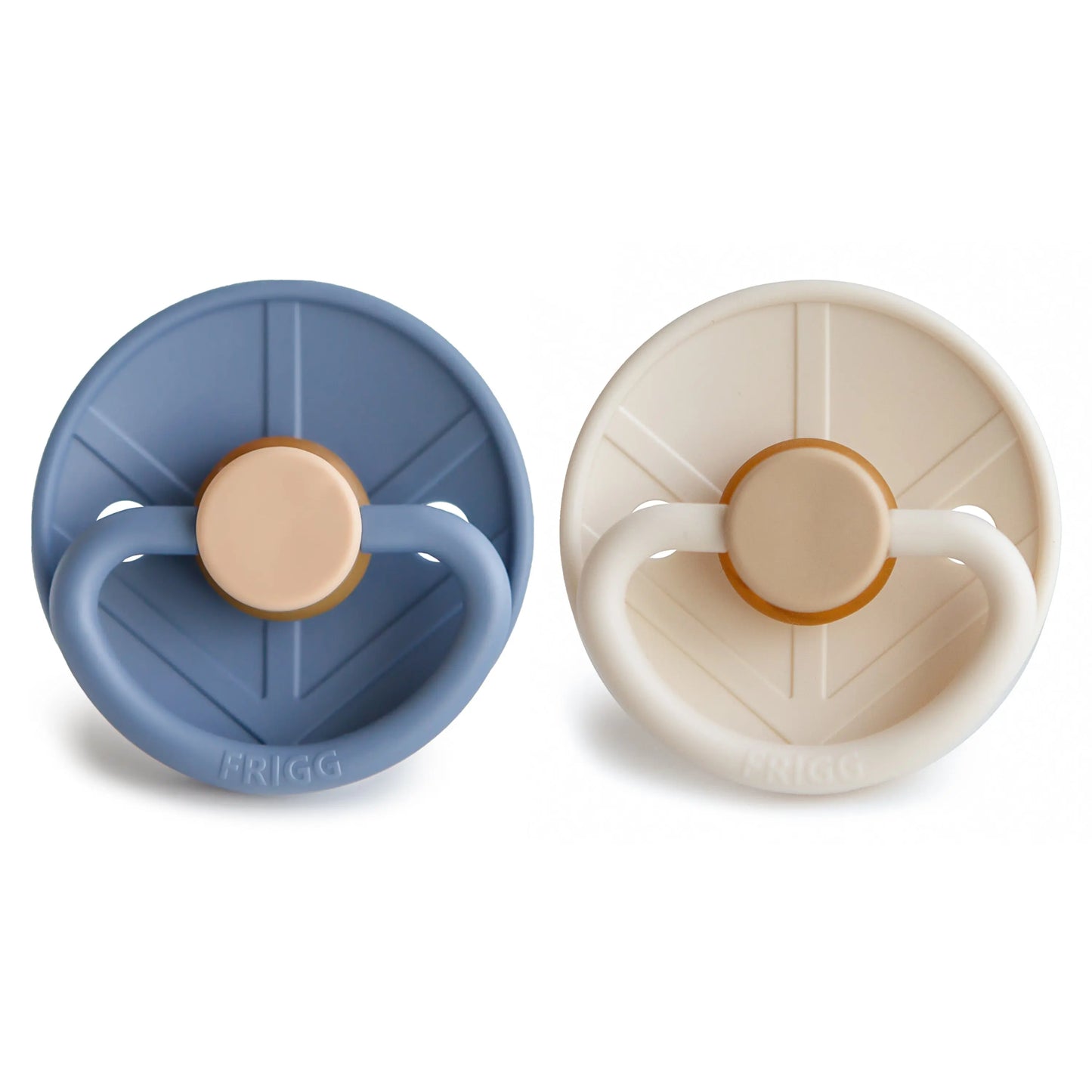 Frigg Little Viking Natural Rubber Pacifier Two Pack Mushie