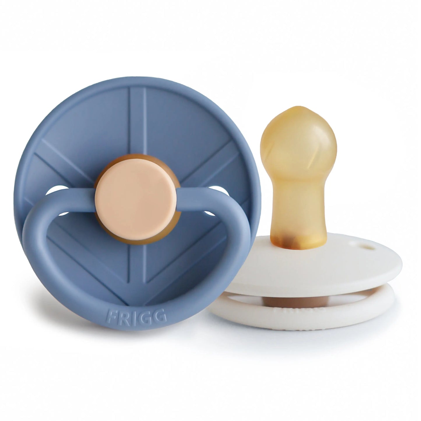Frigg Little Viking Natural Rubber Pacifier Two Pack Mushie