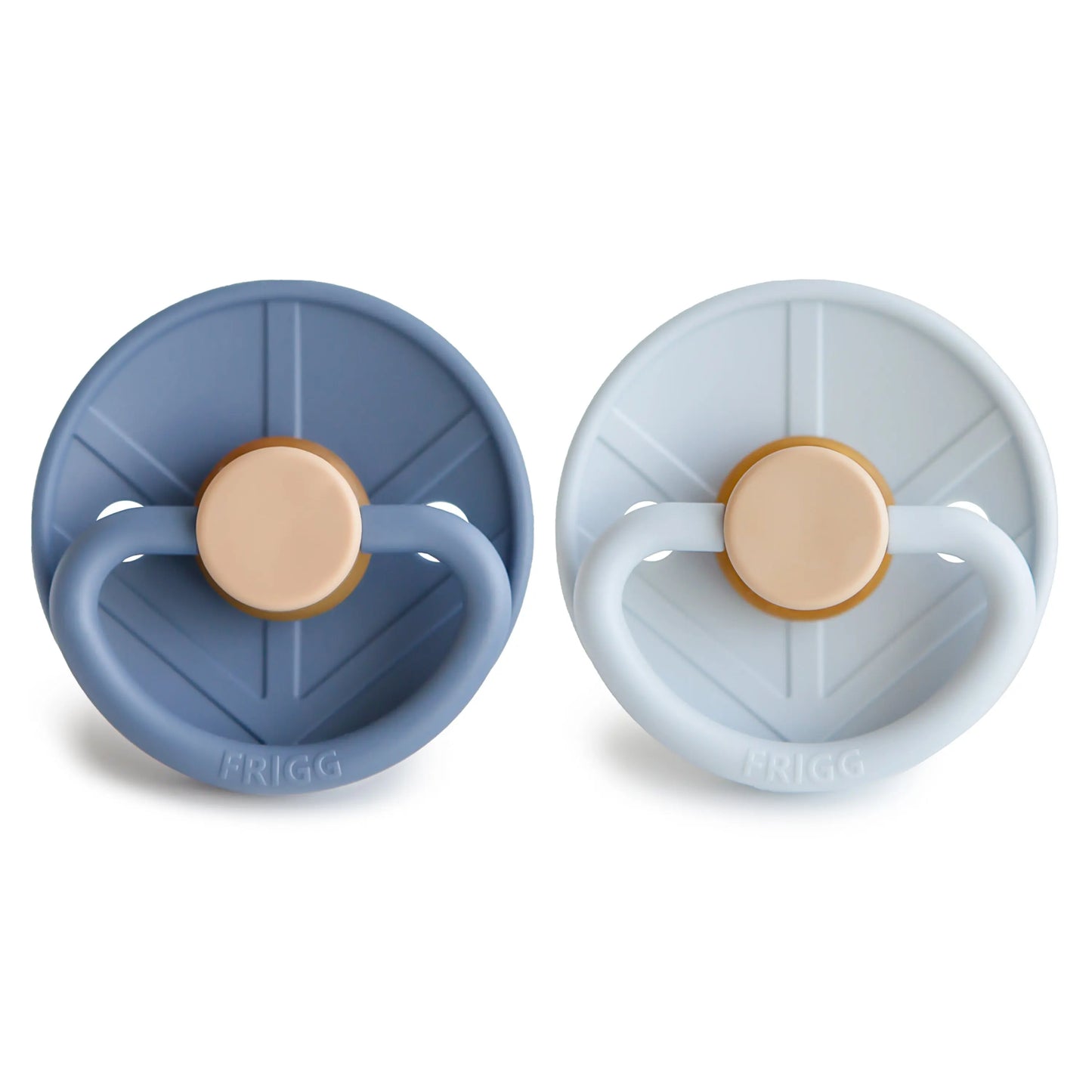 Frigg Little Viking Natural Rubber Pacifier Two Pack Mushie