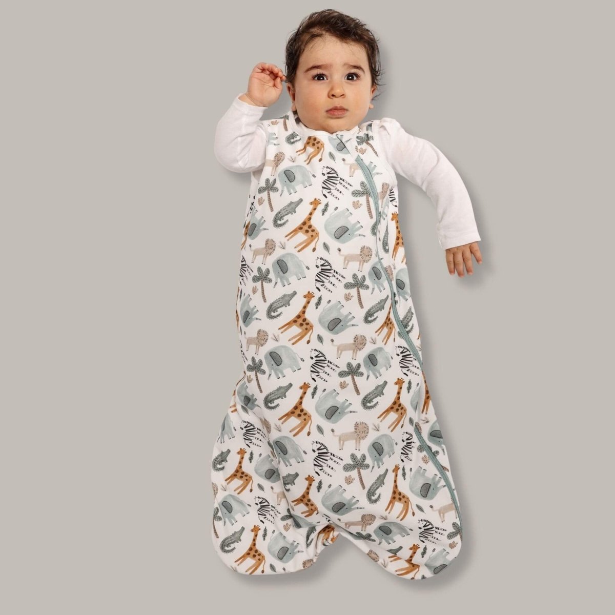 Norani Baby One And Done Sleep Sack Safari Animals Norani Baby - Everetts Place Boutique -