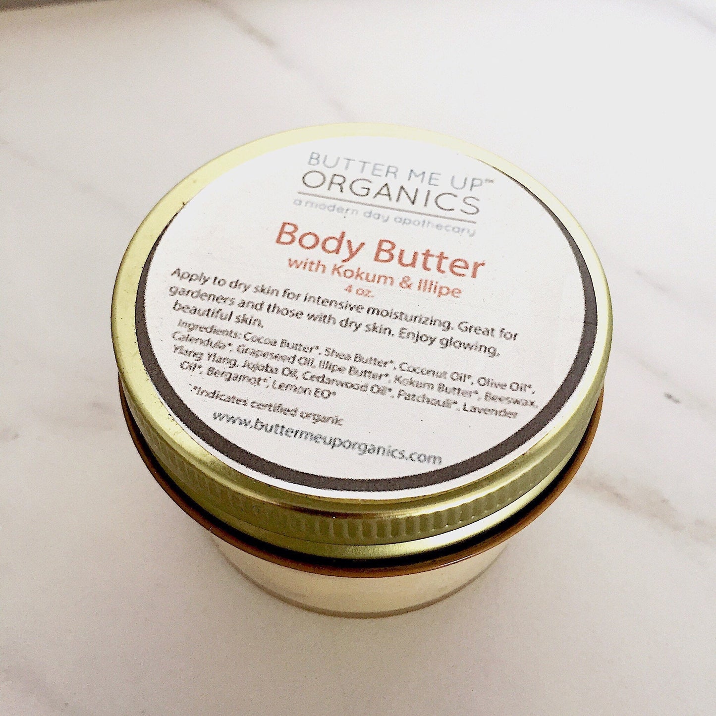 Organic Body Butter with Deep Hydration for Gardeners and Outdoor Workers Butter Me Up Organics Everetts Place: Online Boutique