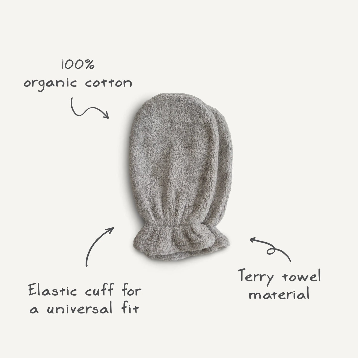 Organic Cotton Bath Mitt for Babies and Toddlers Extra Soft and Absorbent Mushie Everetts Place: Online Boutique