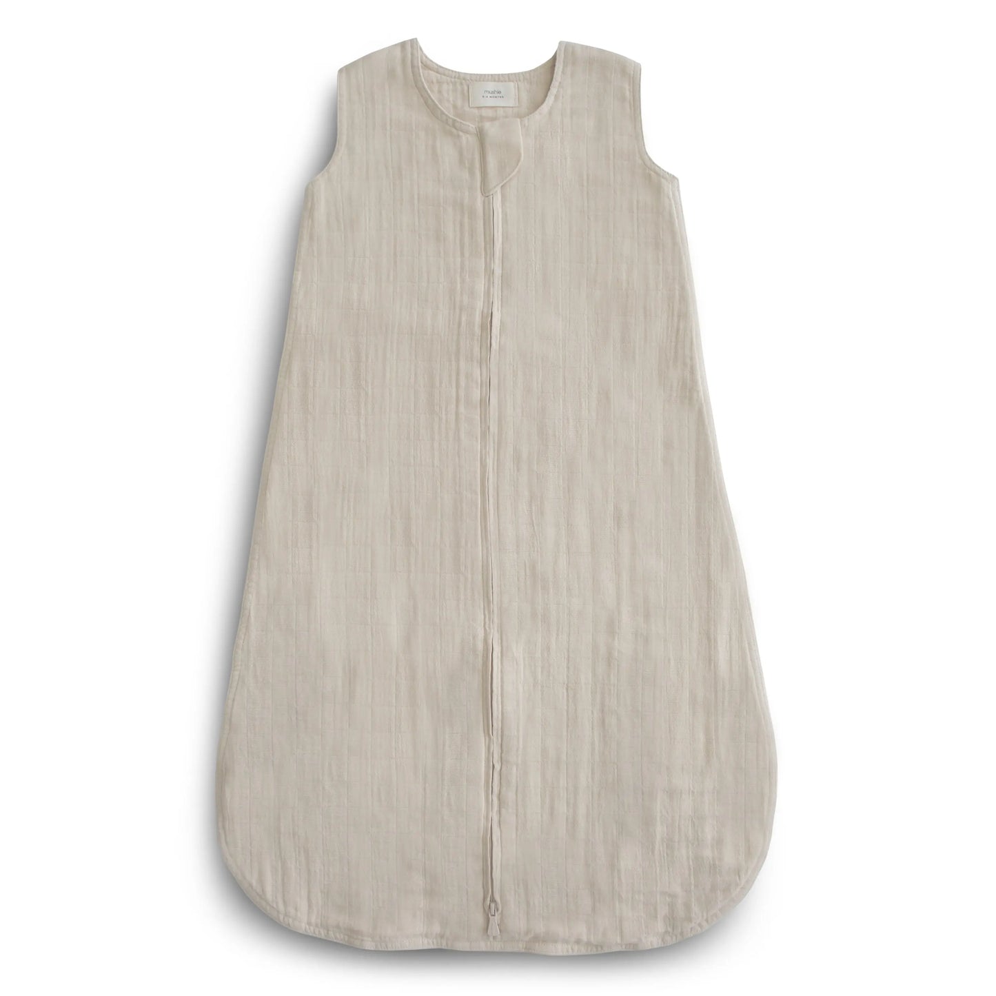 Organic Cotton Sleep Bag for Babies Lightweight Breathable Muslin Design with Two-Way Zipper Sleeveless Full Body Coverage Mushie Everetts Place: Online Boutique 39.99