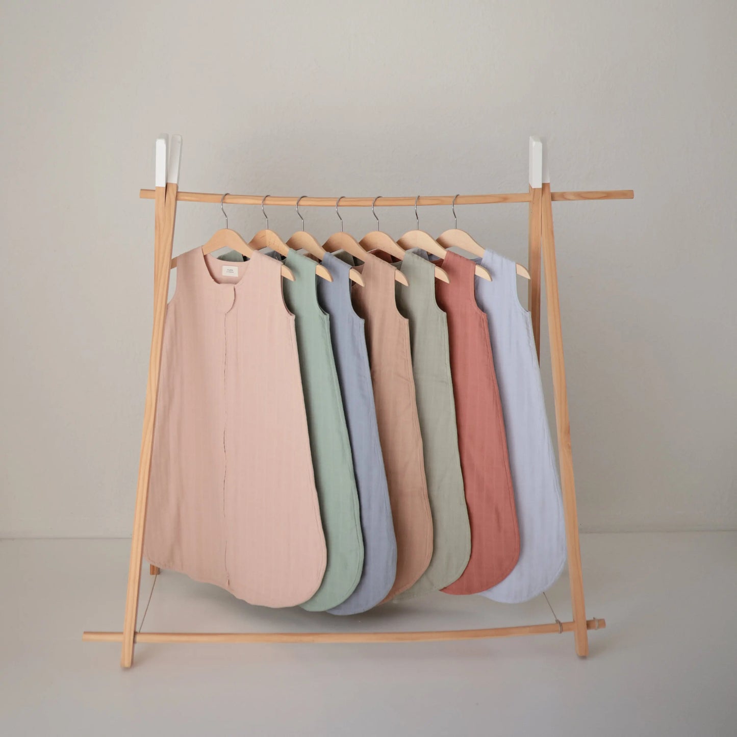 Organic Cotton Sleep Bag for Babies Lightweight Breathable Muslin Design with Two-Way Zipper Sleeveless Full Body Coverage Mushie Everetts Place: Online Boutique