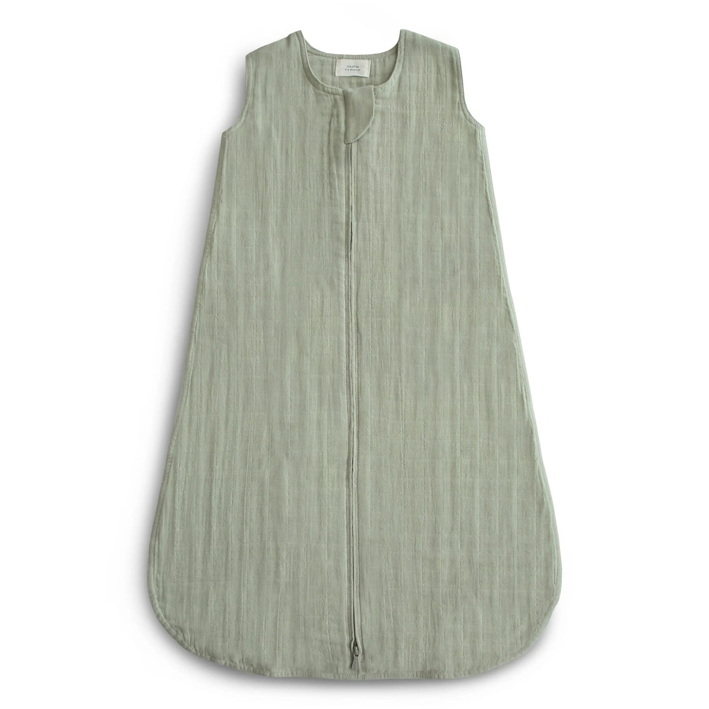 Organic Cotton Sleep Bag for Babies Lightweight Breathable Muslin Design with Two-Way Zipper Sleeveless Full Body Coverage Mushie Everetts Place: Online Boutique 39.99