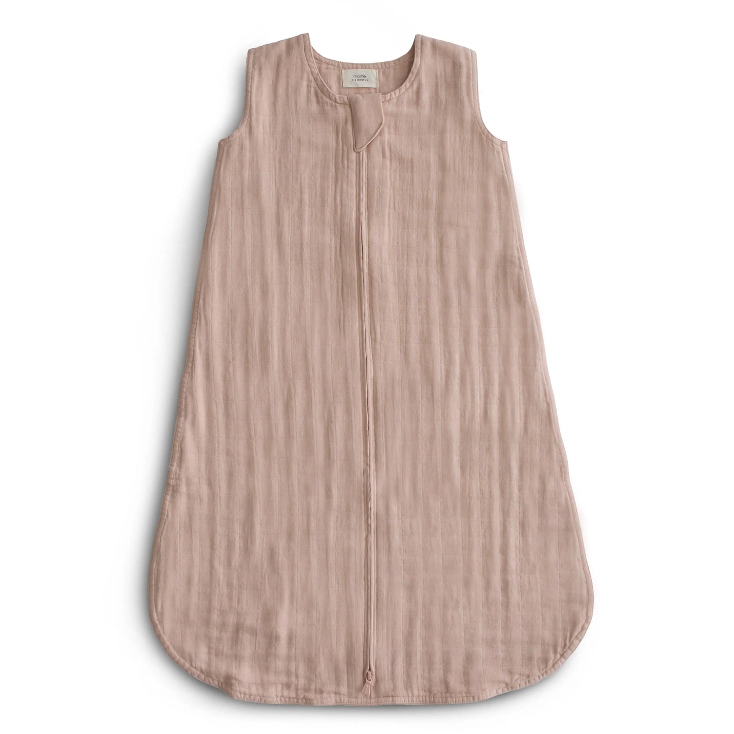 Organic Cotton Sleep Bag for Babies Lightweight Breathable Muslin Design with Two-Way Zipper Sleeveless Full Body Coverage Mushie Everetts Place: Online Boutique 39.99
