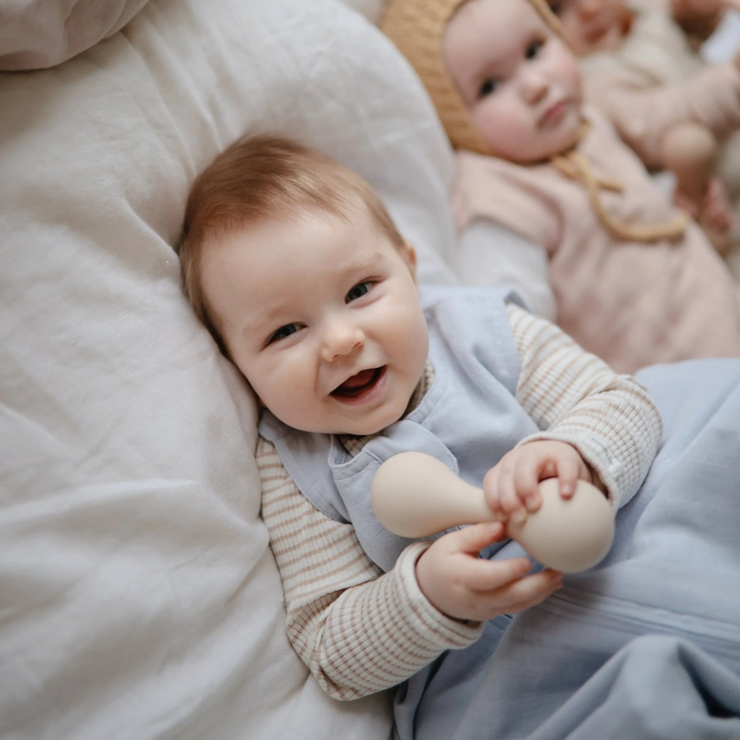 Organic Cotton Sleep Bag for Babies Lightweight Breathable Muslin Design with Two-Way Zipper Sleeveless Full Body Coverage Mushie Everetts Place: Online Boutique
