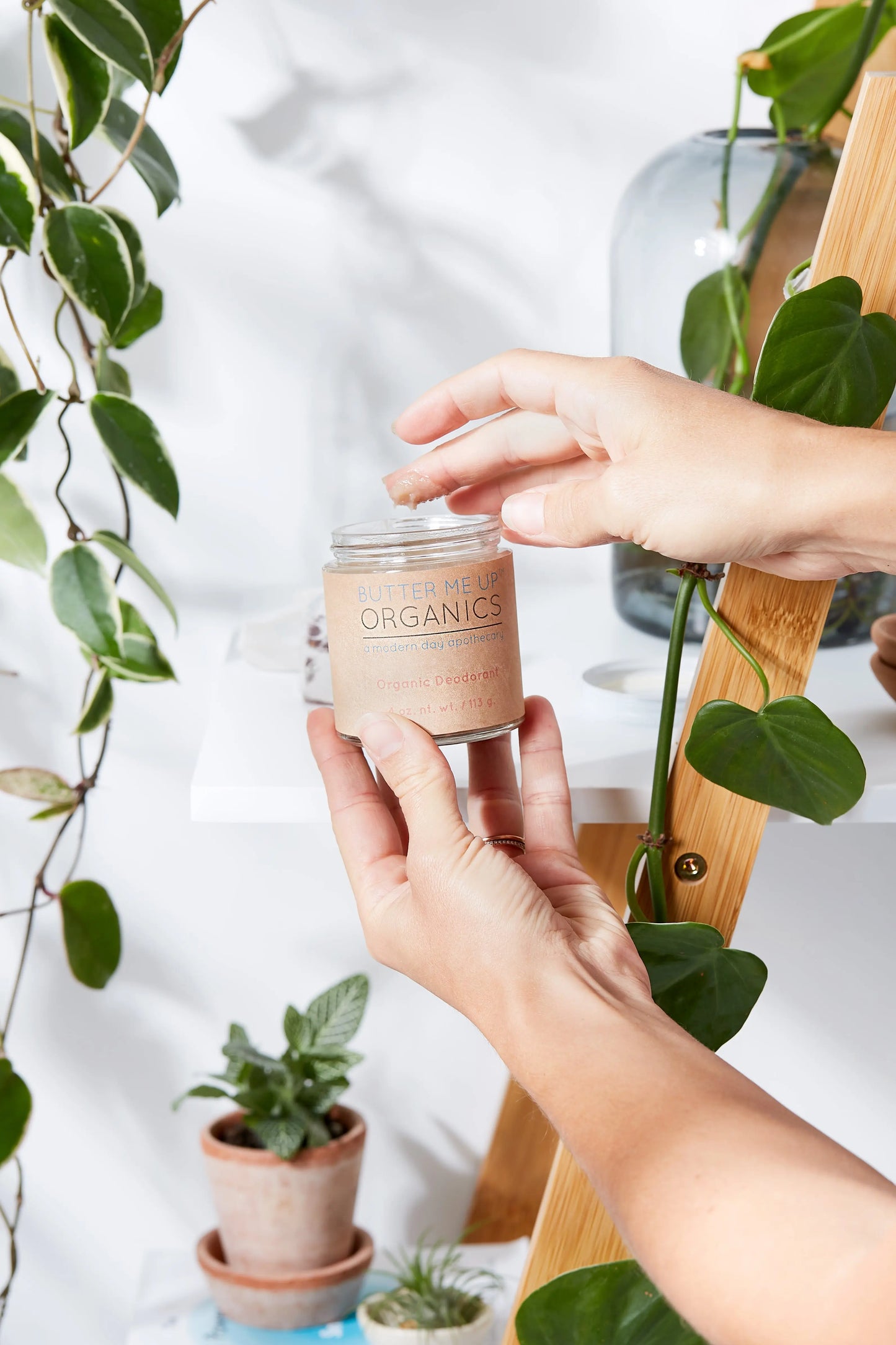 Organic Deodorant for Sensitive Skin Natural Ingredients Long Lasting Odor Protection Butter Me Up Organics