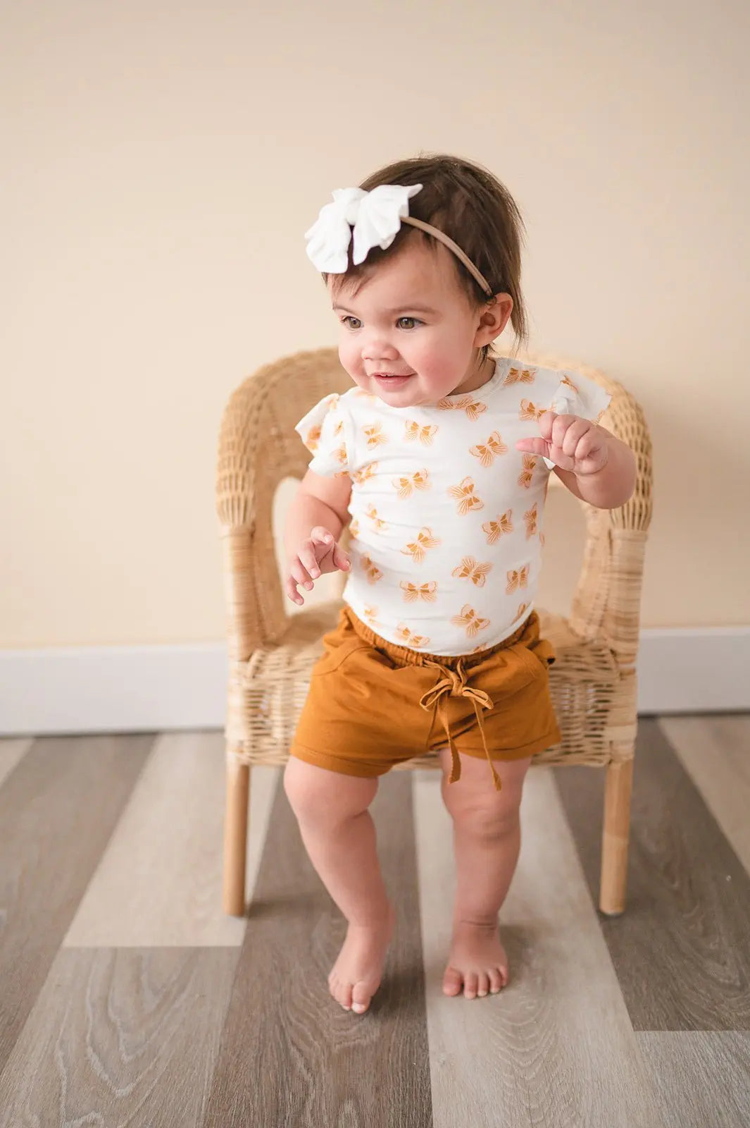 Organic Shorts - Caramel Harp Angel Boutique