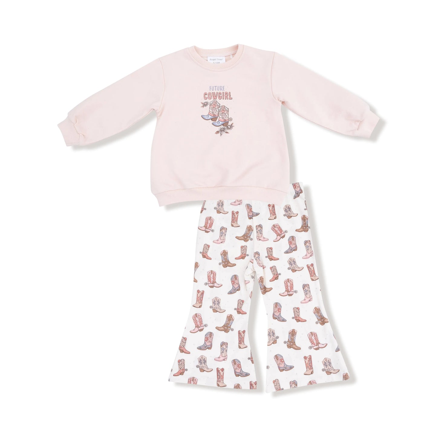 Oversize Sweatshirt and Baby Bell Set for Future Cowgirl Angel Dear Everetts Place: Online Boutique