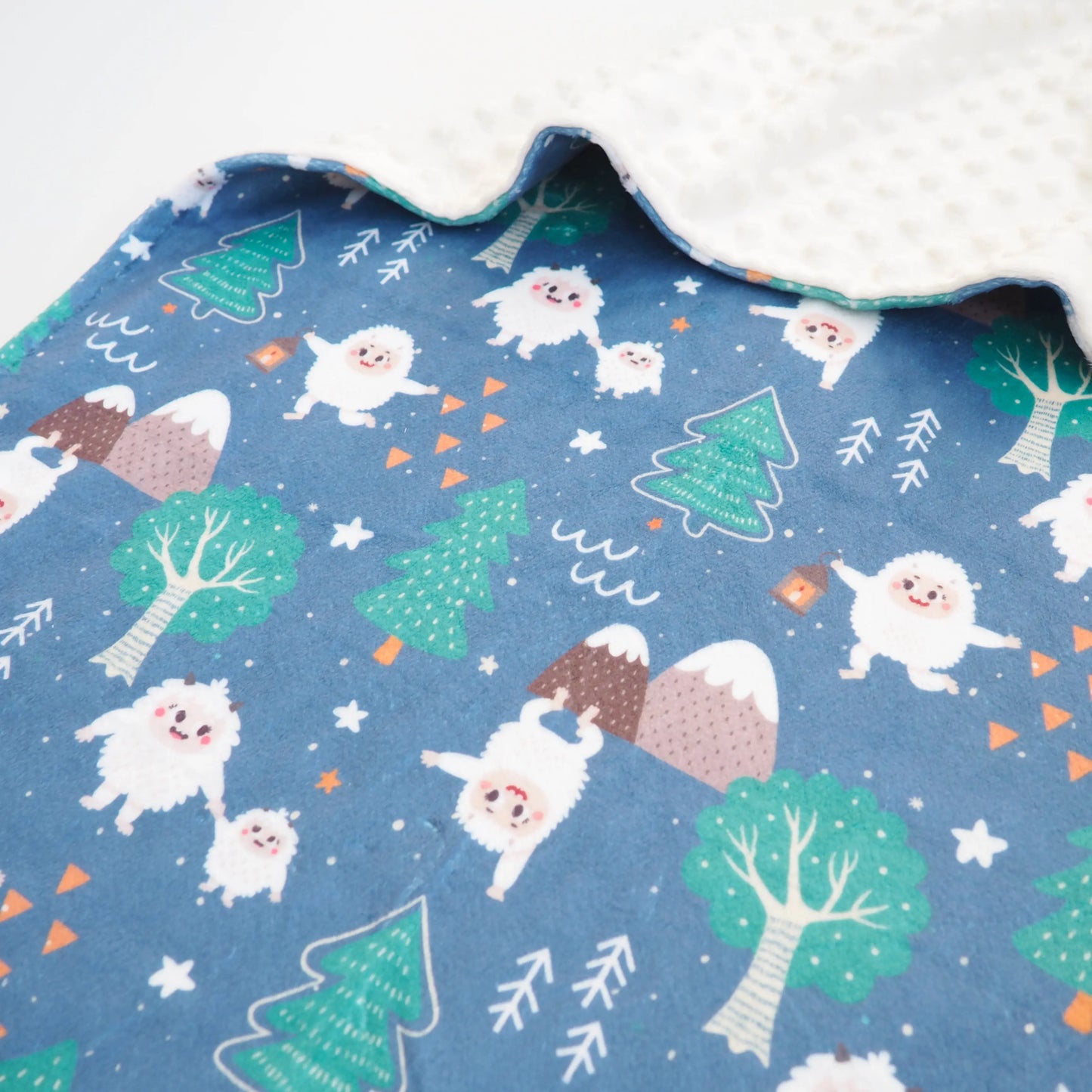 Baby & Toddler Minky Blanket - Yeti Dreams Honey Lemonade