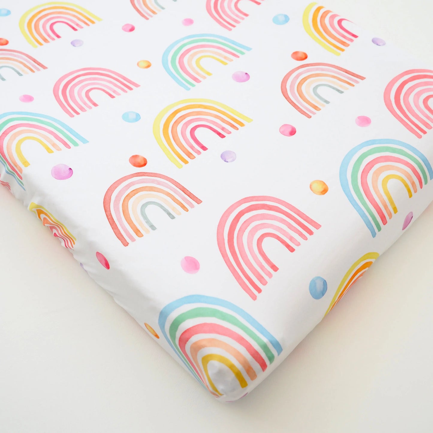 Changing Pad Cover - Rainbow Honey Lemonade