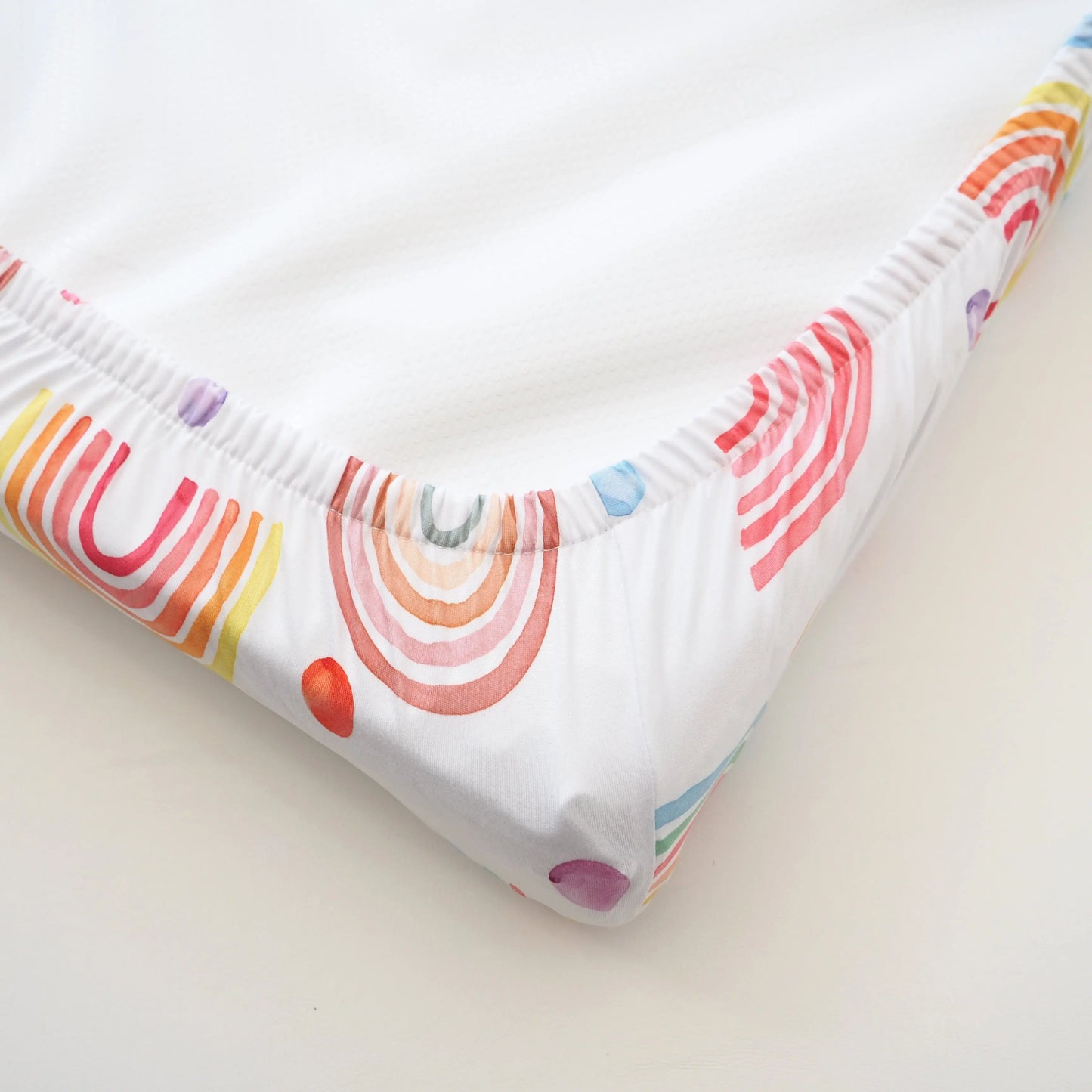 Changing Pad Cover - Rainbow Honey Lemonade