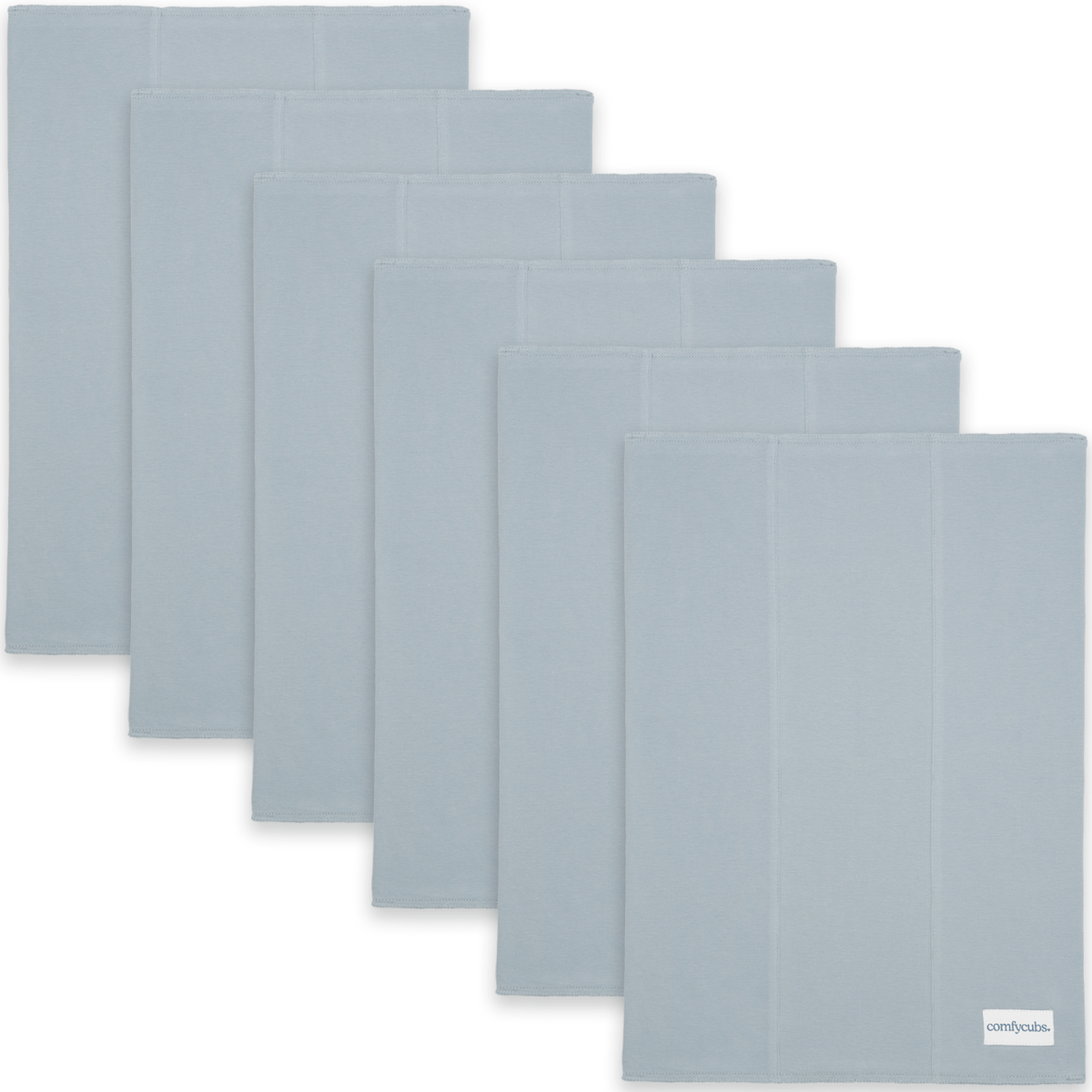 Pacific Blue Cotton Burp Cloths for Baby Care Essentials - Everetts Place Boutique -
