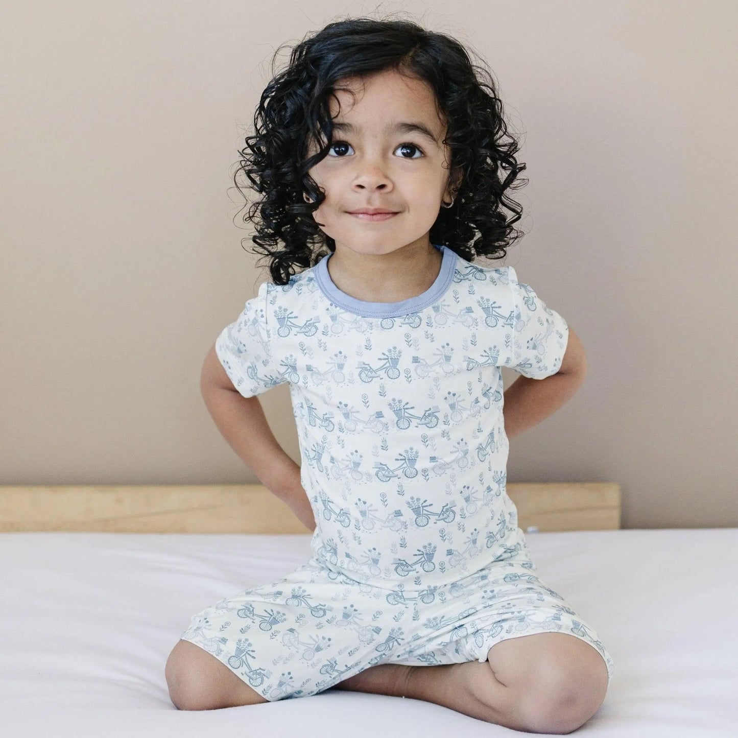 Pedal Around 2Pc Bamboo Pajamas Set For Women Nightwear Little Joy Co. Everetts Place: Online Boutique