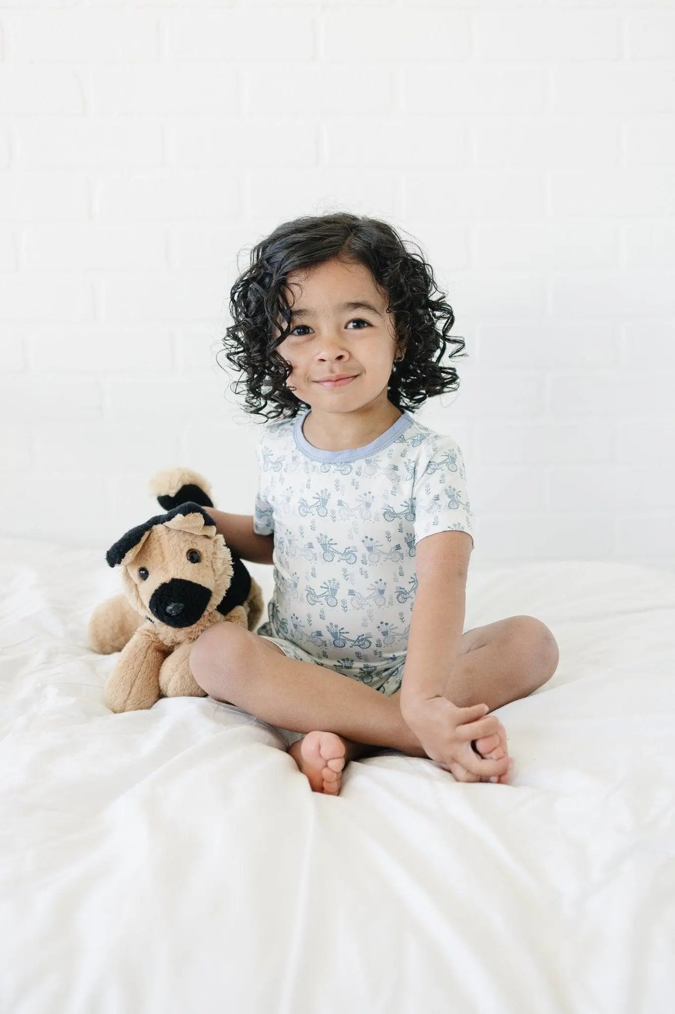 Pedal Around 2Pc Bamboo Pajamas Set For Women Nightwear Little Joy Co. Everetts Place: Online Boutique