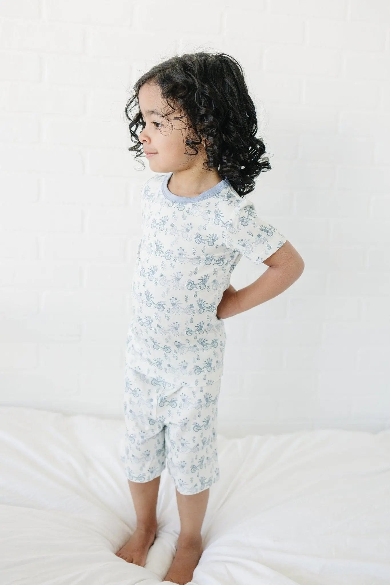 Pedal Around 2Pc Bamboo Pajamas Set For Women Nightwear Little Joy Co. Everetts Place: Online Boutique