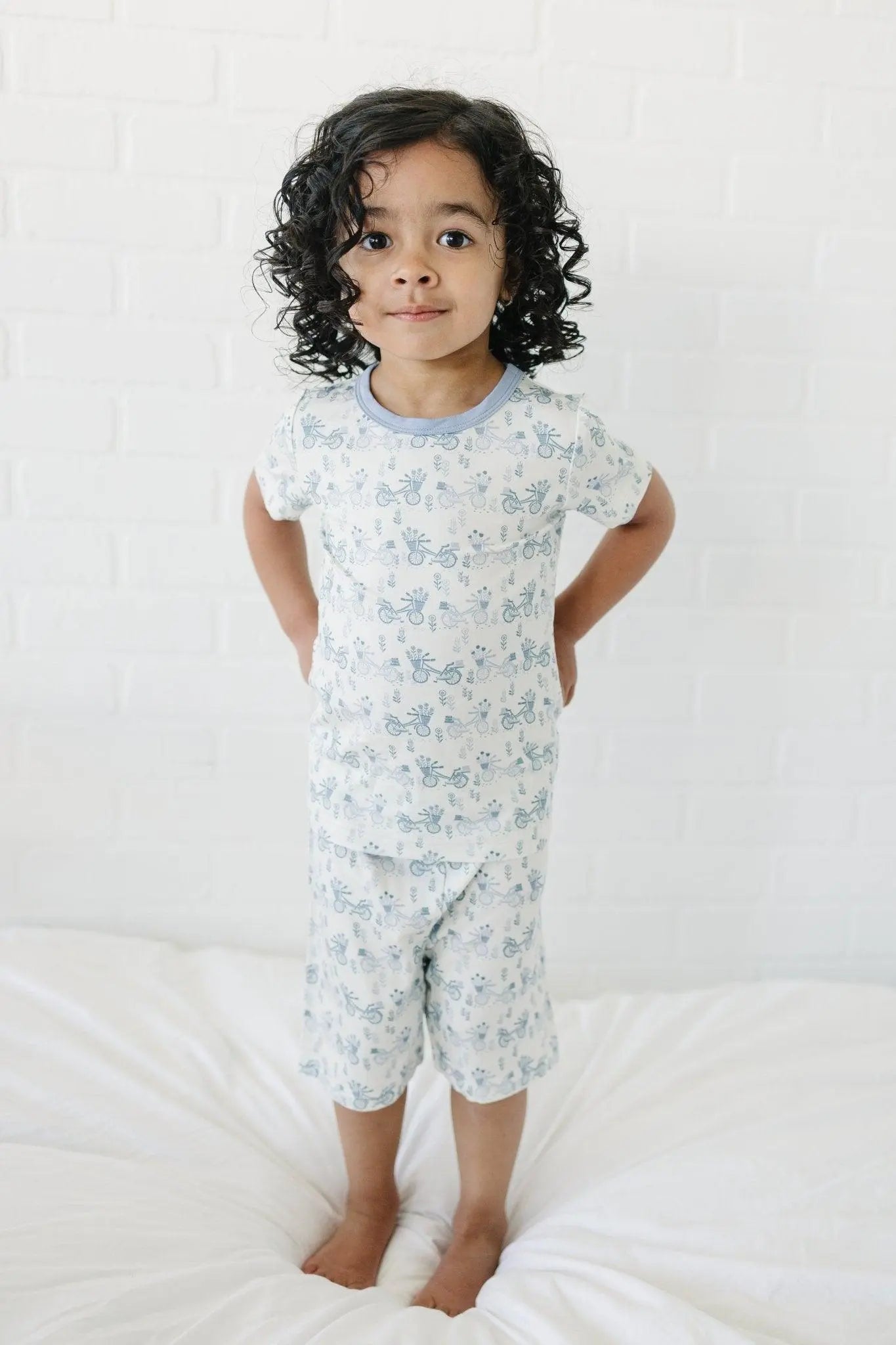 Pedal Around 2Pc Bamboo Pajamas Set For Women Nightwear Little Joy Co. Everetts Place: Online Boutique