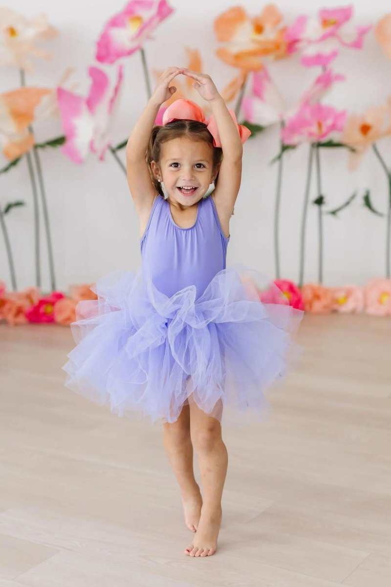 Mila & Rose ® Periwinkle Tank Tutu Leotard For Girls Mila Rose Dancewear - Everetts Place Boutique -