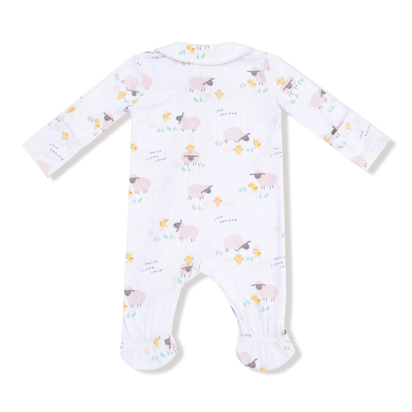 Peter Pan Two Way Zipper Footie With Peter Pan Collar Angel Dear Everetts Place: Online Boutique